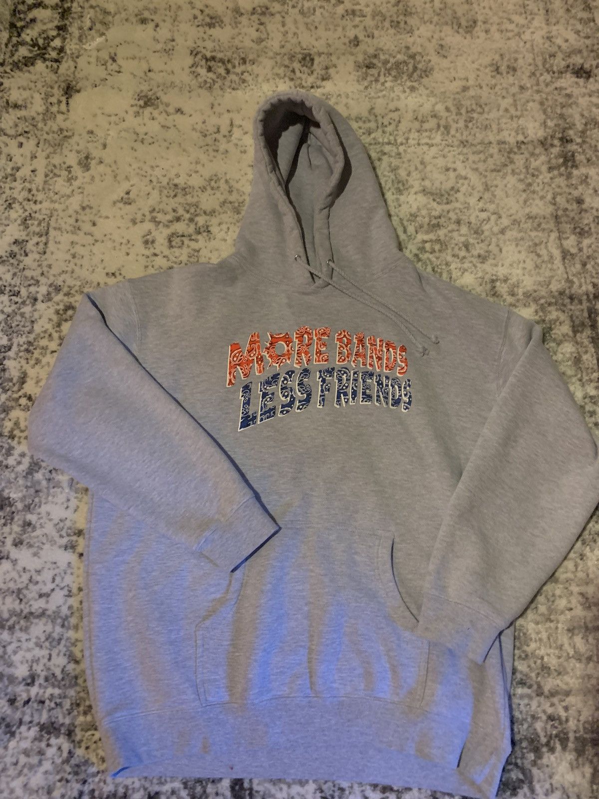 Streetwear MORE BANDS LESS FRIENDS HOODIE BACKWARDS COMPANY | Grailed