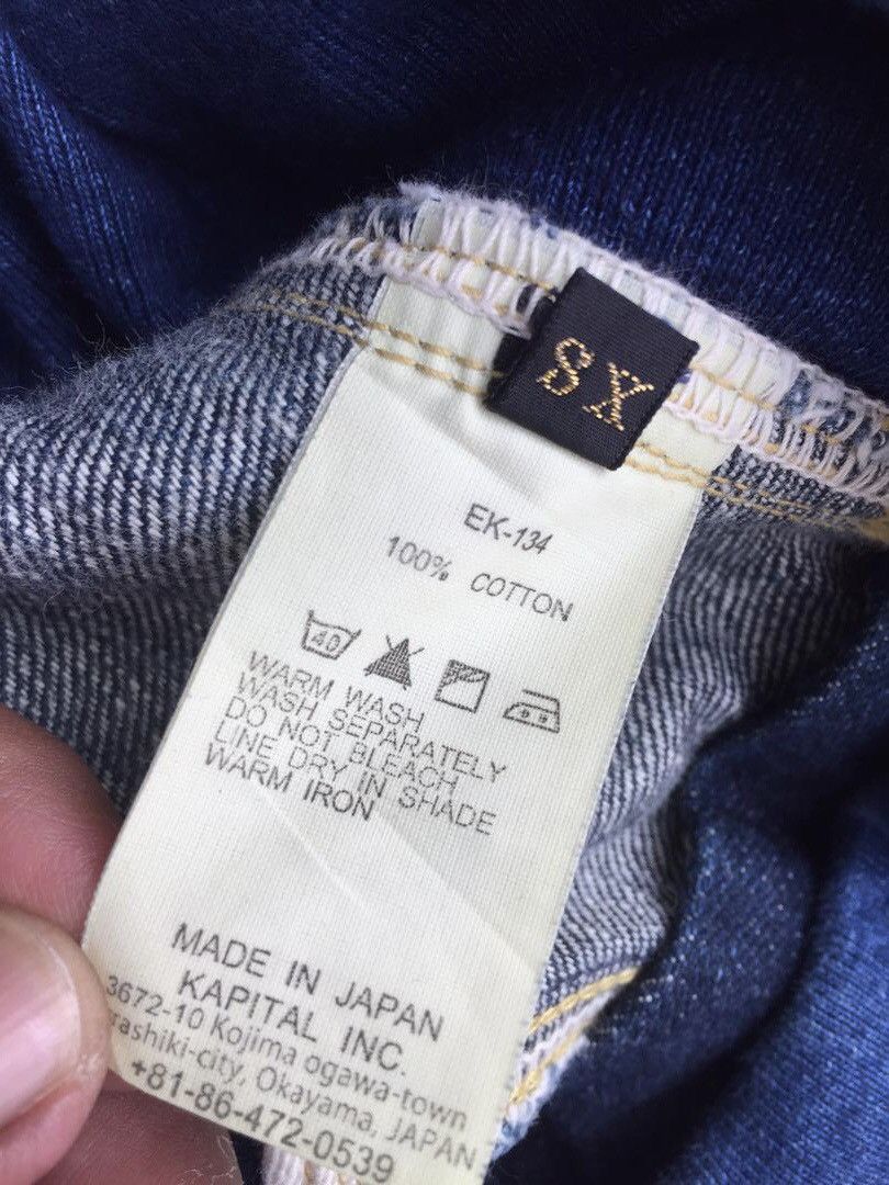 Japanese Brand × Kapital × Kapital Kountry Japanese Brand Kapital Sarouel Nouvelle Denim Pants Size Xs Size US 32 / EU 48 - 12 Thumbnail
