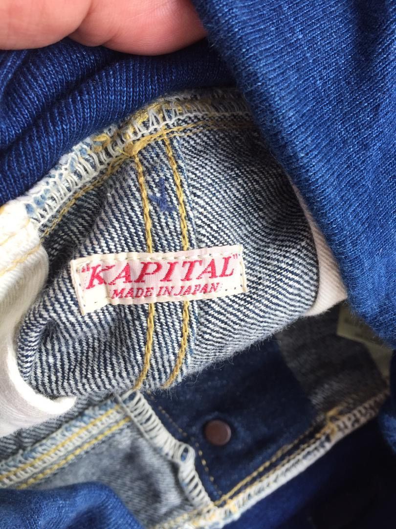 Japanese Brand × Kapital × Kapital Kountry Japanese Brand Kapital Sarouel Nouvelle Denim Pants Size Xs Size US 32 / EU 48 - 11 Thumbnail