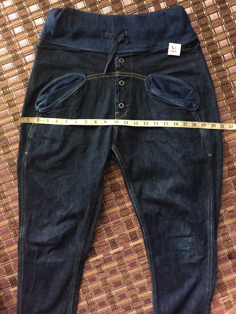 Japanese Brand × Kapital × Kapital Kountry Japanese Brand Kapital Sarouel Nouvelle Denim Pants Size Xs Size US 32 / EU 48 - 5 Thumbnail