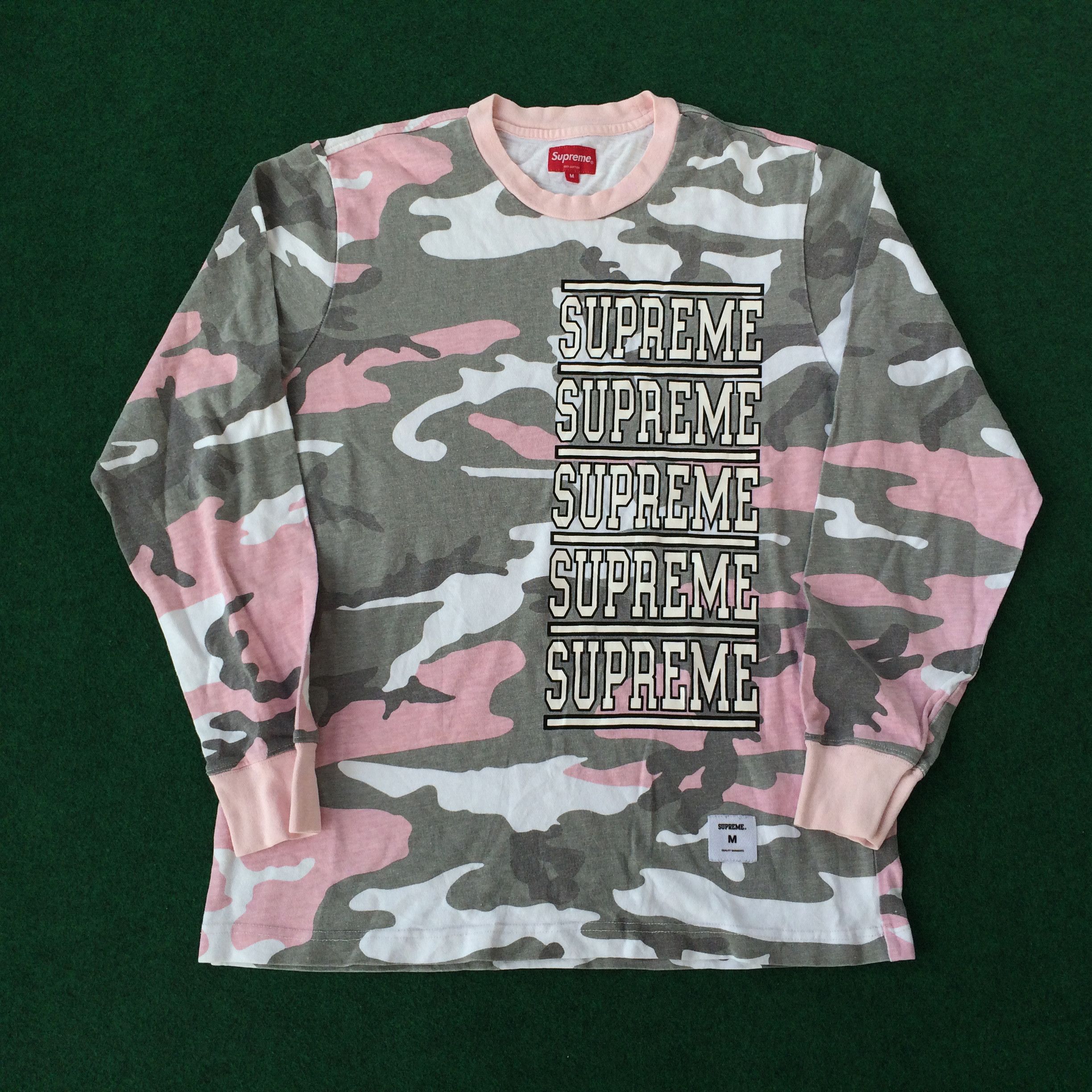 Supreme Army T shirt Tops