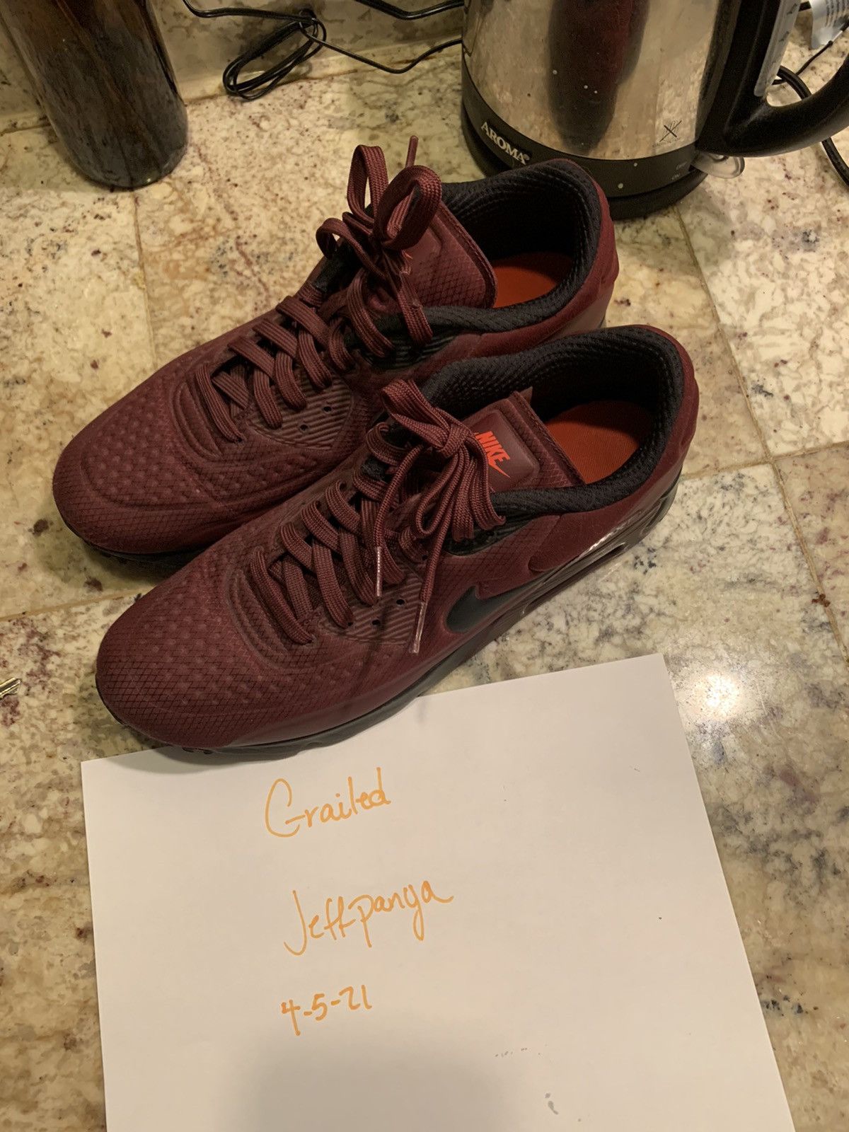 Nike air max 9 ultra se night maroon clearance
