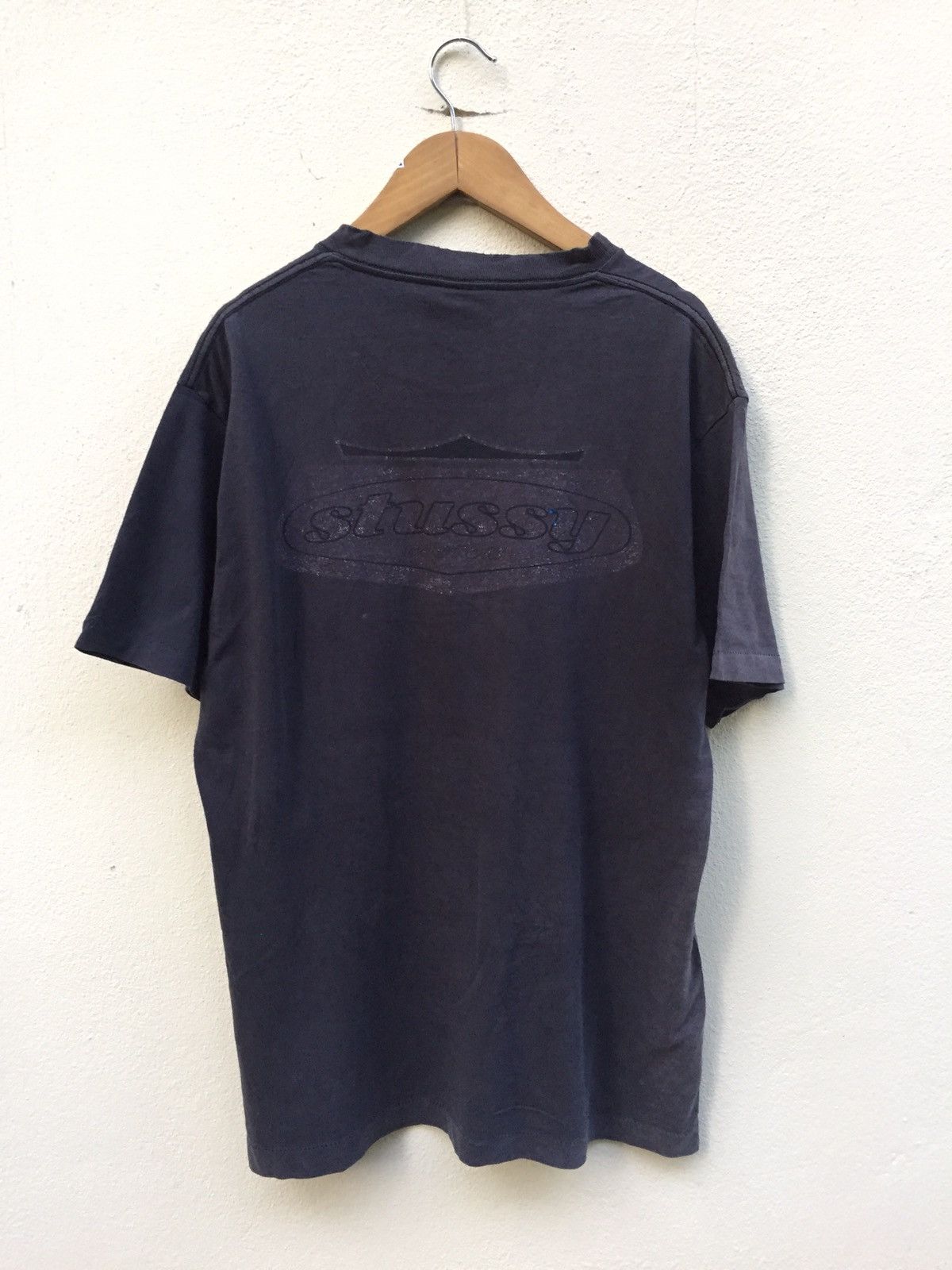Stussy × Vintage Rare!!!80s Stussy Spell Out Vintage Shirt Size US M / EU 48-50 / 2 - 2 Thumbnail