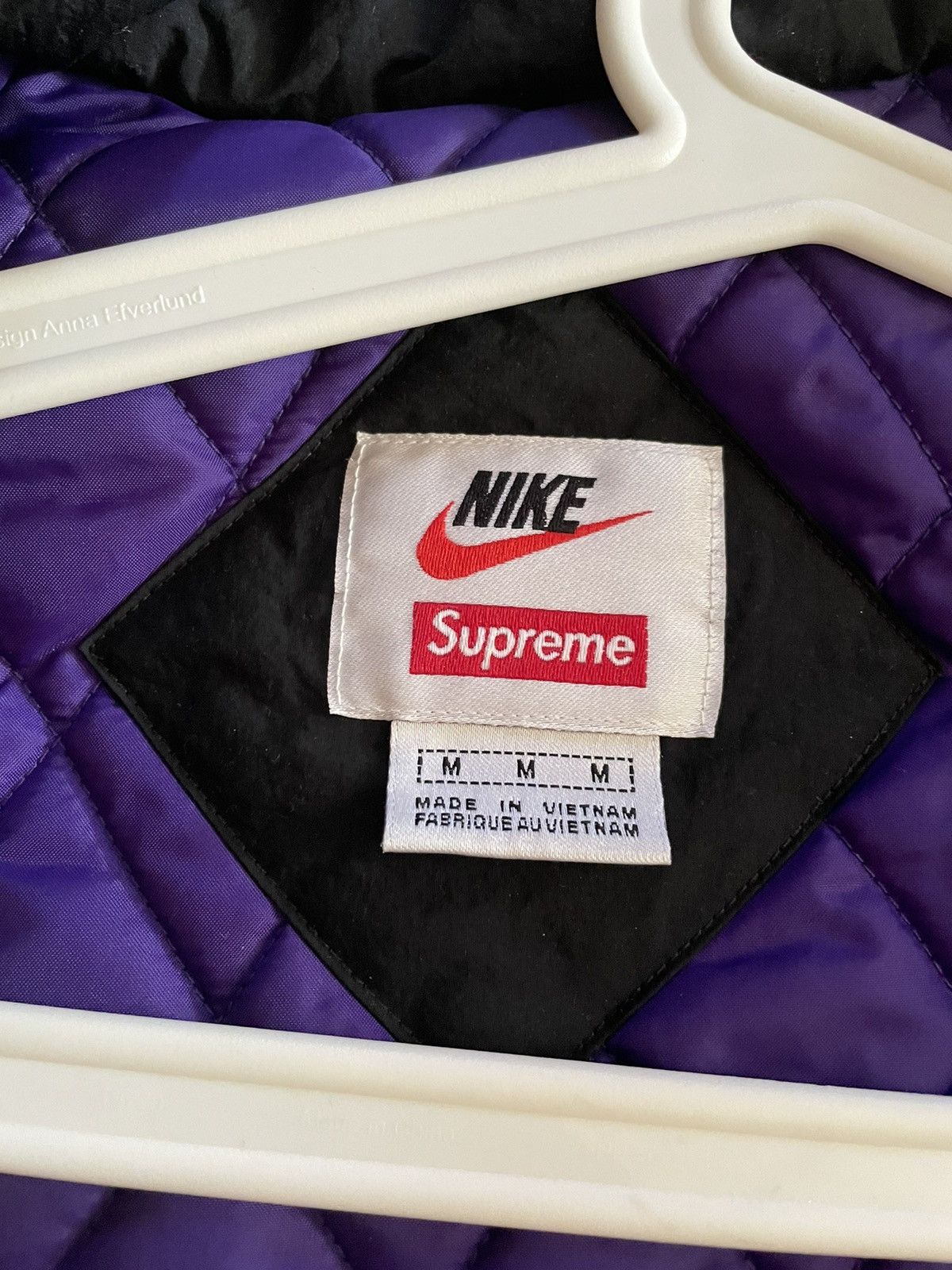 Nike × Supreme Supreme x Nike Hooded Sport Jacket Purple
