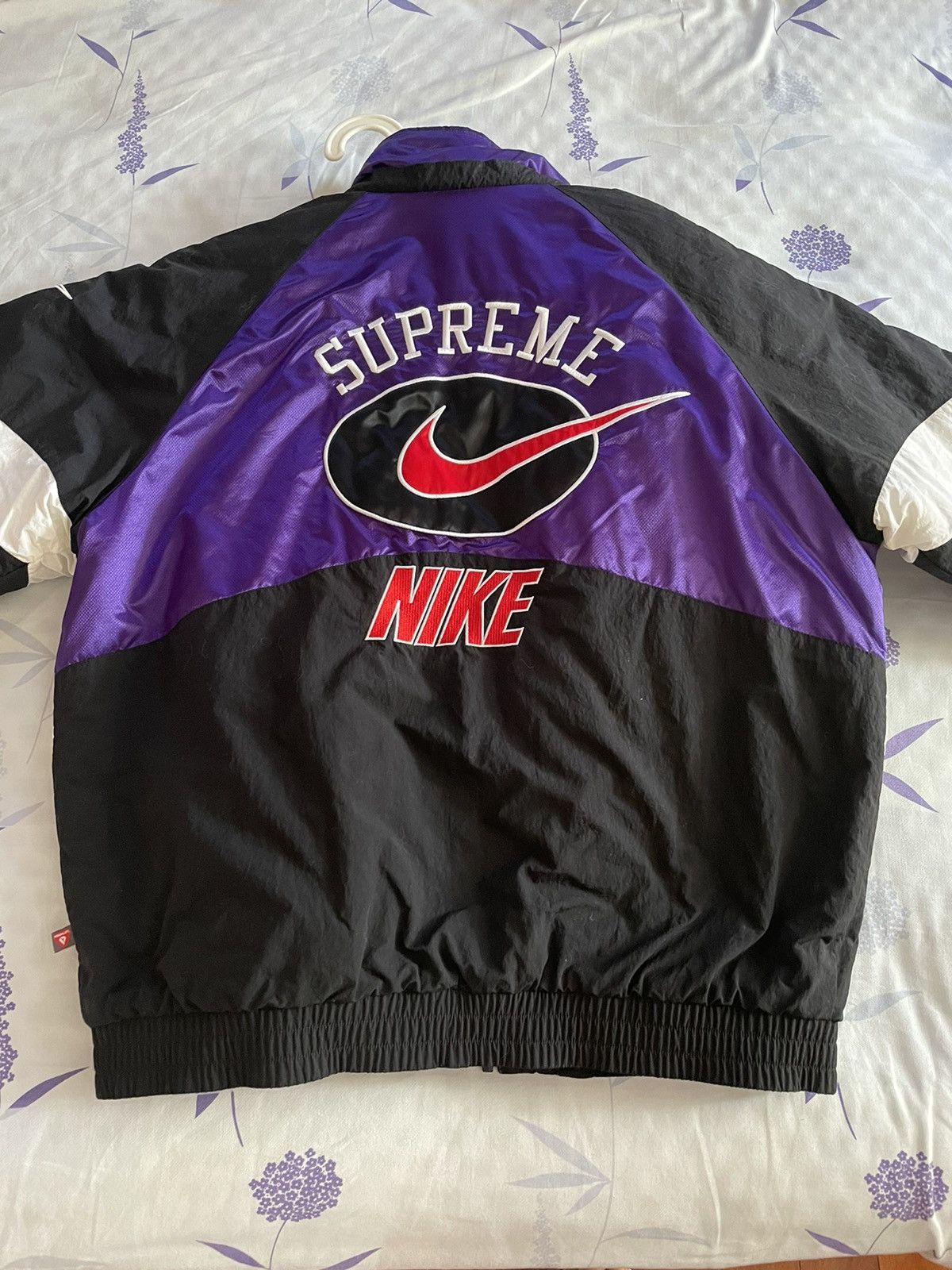 Nike × Supreme Supreme x Nike Hooded Sport Jacket Purple