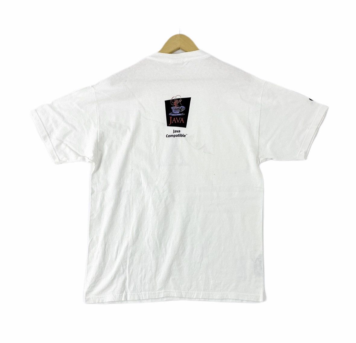 Apple vintage 90s APPLE java rare design hip hop raptees t-shirts Size US L / EU 52-54 / 3 - 2 Thumbnail