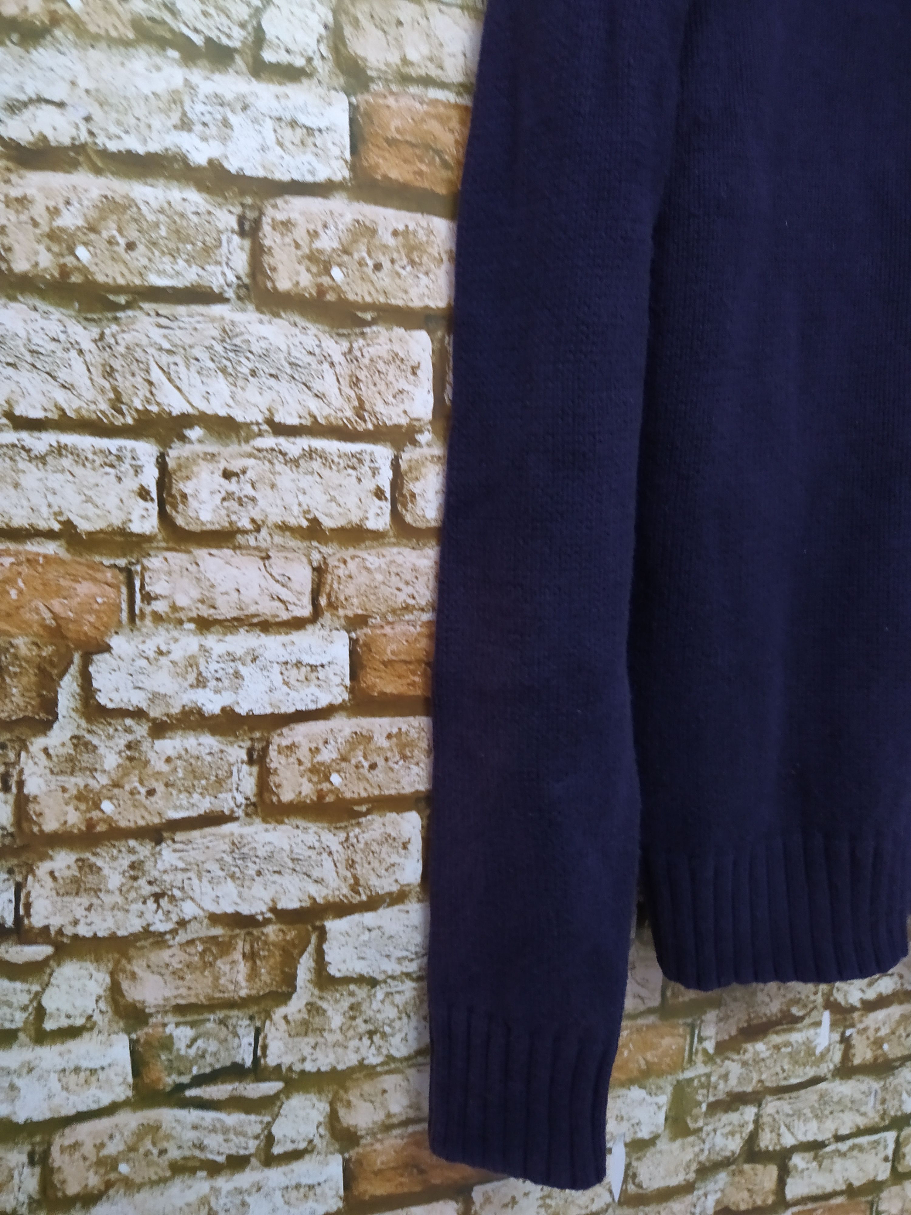 Polo Ralph Lauren × Vintage POLO RALPH LAUREN HOODIE FLAG KNITWEAR (B934) Size US L / EU 52-54 / 3 - 5 Thumbnail