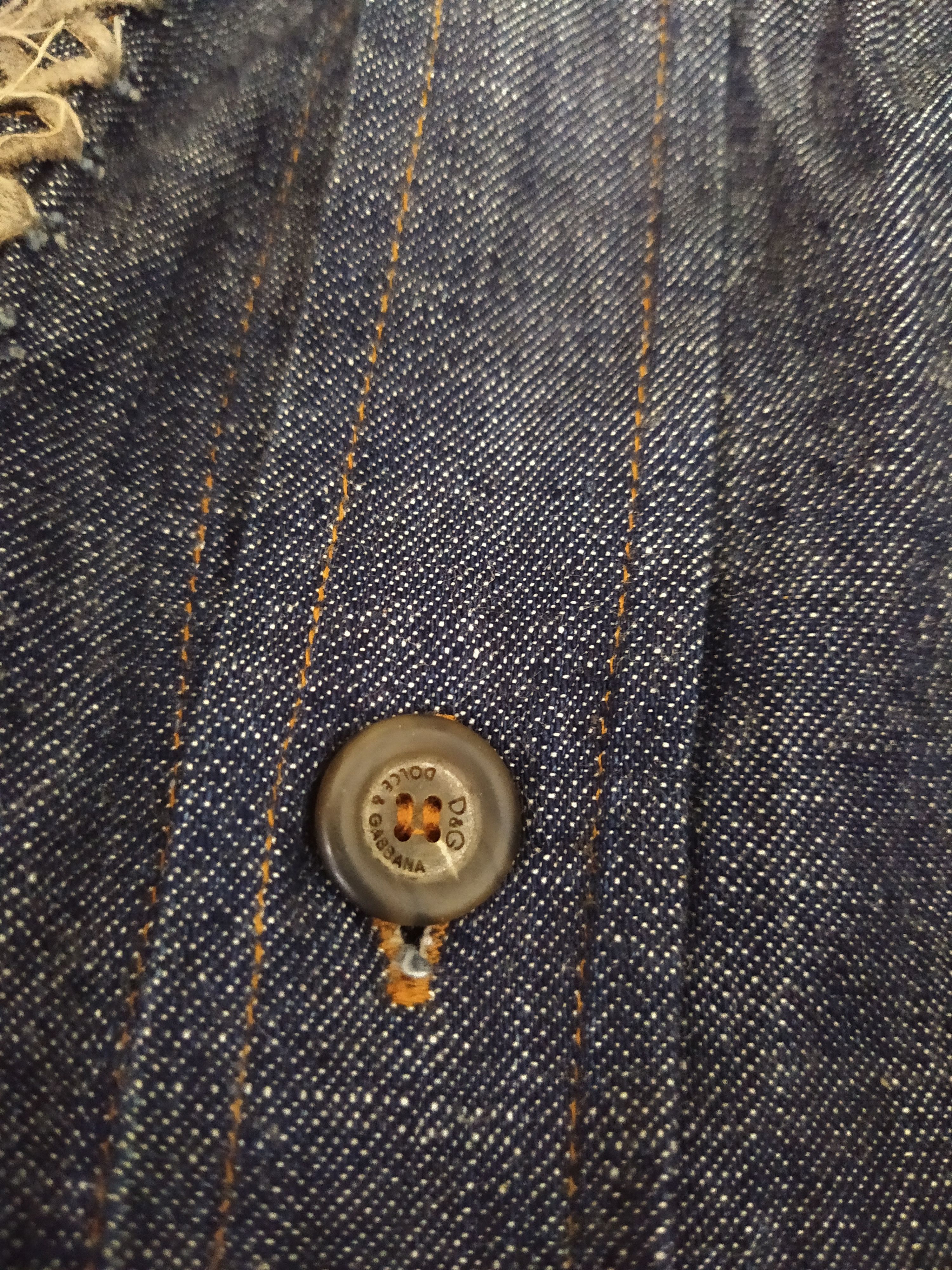 Dolce & Gabbana DOLCE AND GABBANA D&G DENIM SHIRT CONSTRUCTED (B933) Size US S / EU 44-46 / 1 - 12 Thumbnail
