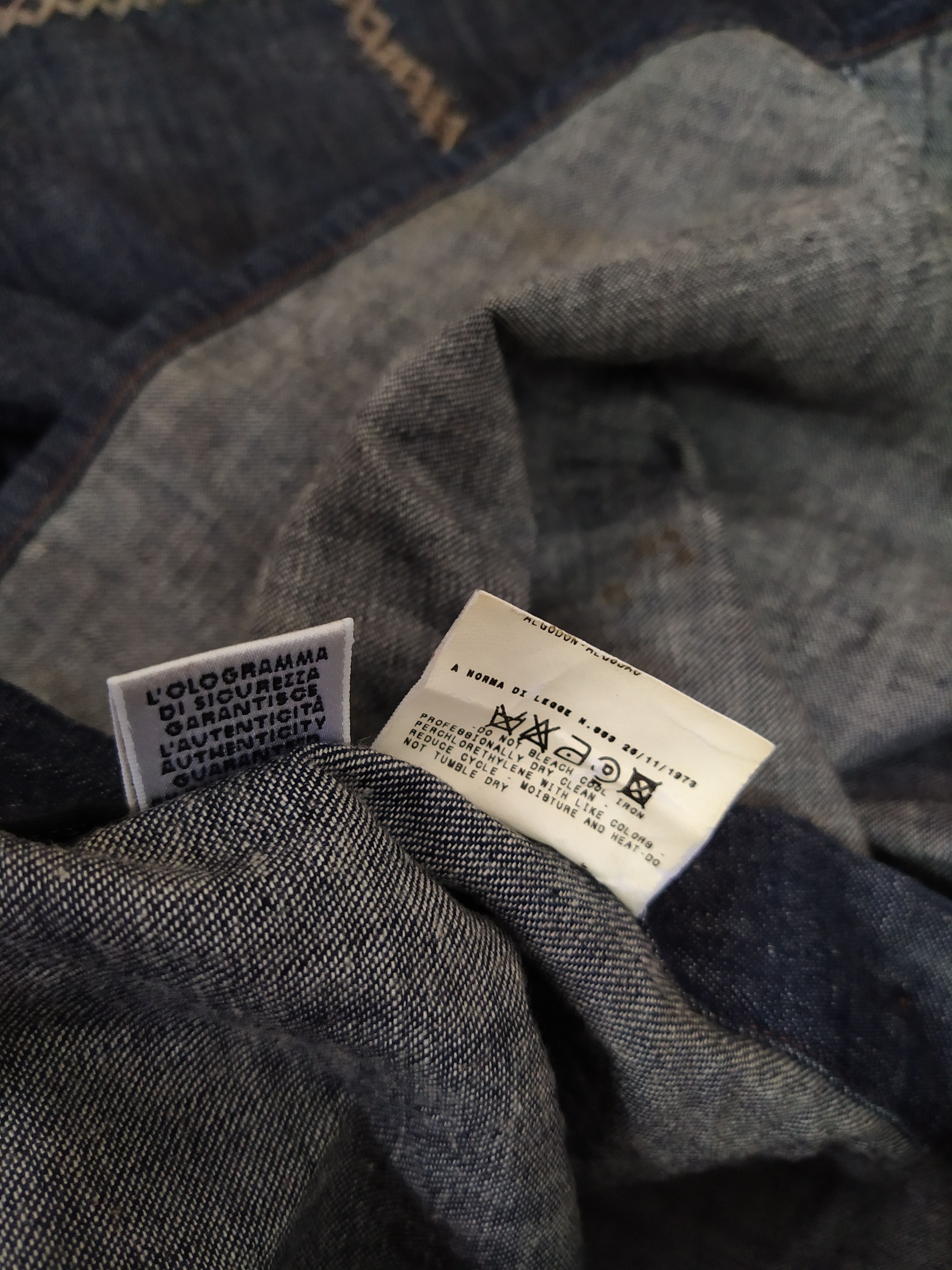 Dolce & Gabbana DOLCE AND GABBANA D&G DENIM SHIRT CONSTRUCTED (B933) Size US S / EU 44-46 / 1 - 11 Thumbnail