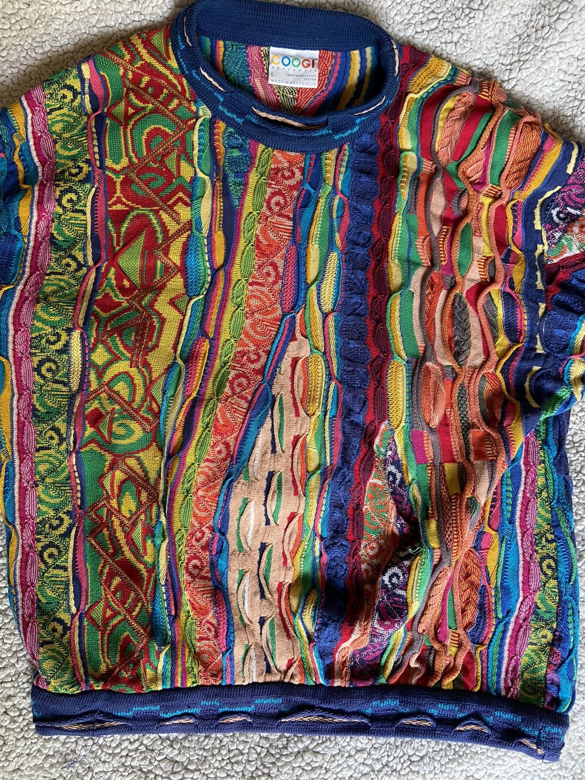 Coogi Notorious Big Vintage COOGI sweater rare from 90s Grailed