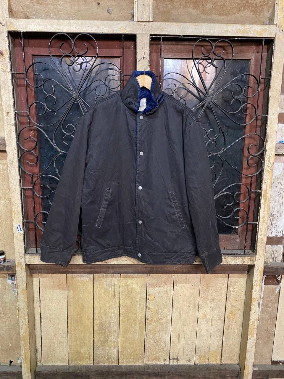 Japanese Brand Vintage Yellow Division Snap Button Works Military Jacket Size US L / EU 52-54 / 3 - 1 Thumbnail
