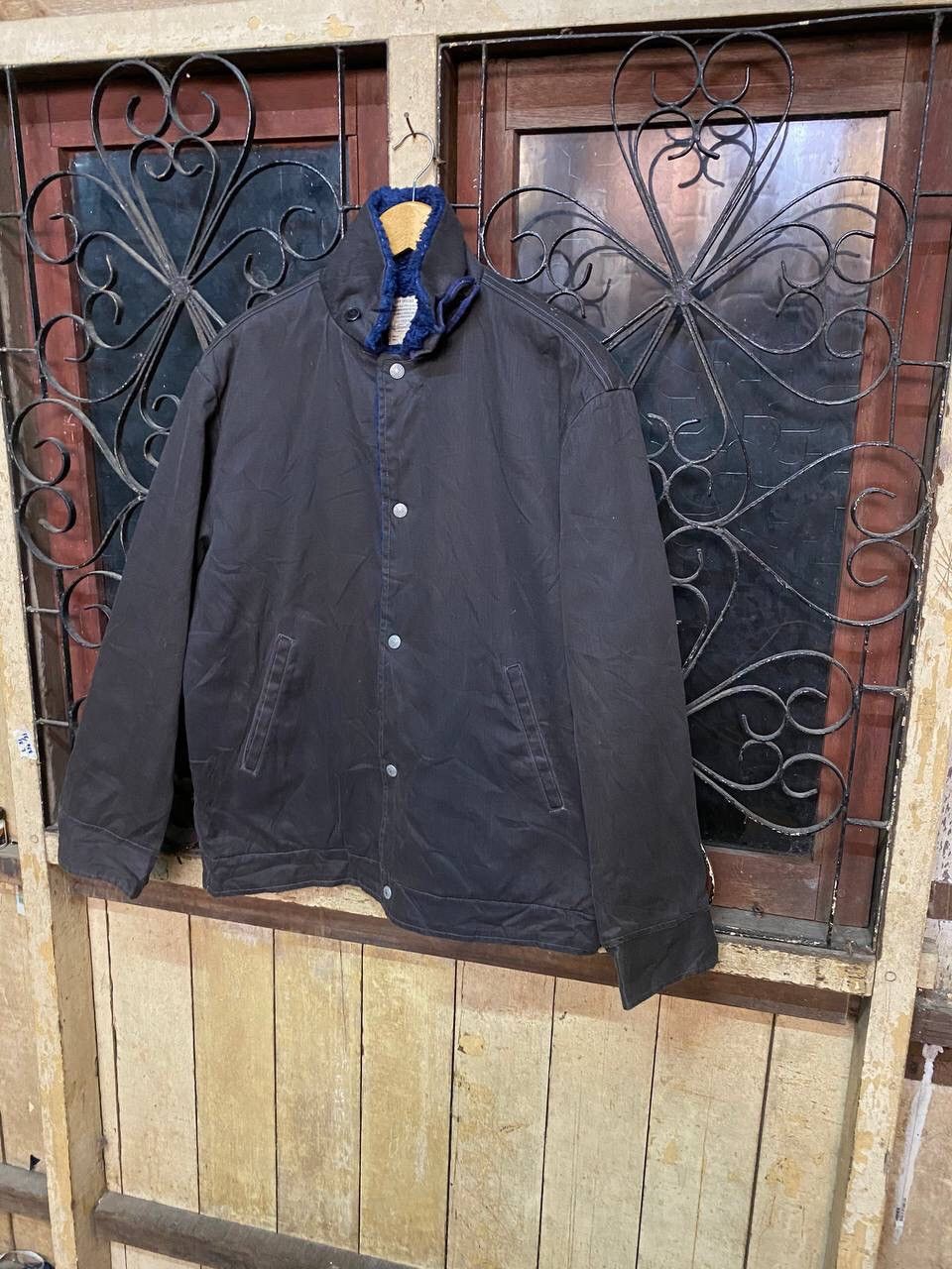Japanese Brand Vintage Yellow Division Snap Button Works Military Jacket Size US L / EU 52-54 / 3 - 3 Thumbnail