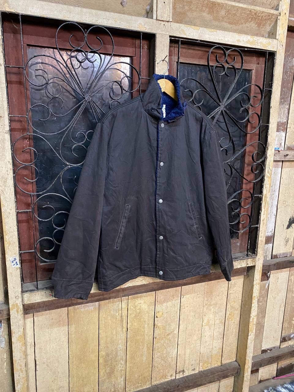 Japanese Brand Vintage Yellow Division Snap Button Works Military Jacket Size US L / EU 52-54 / 3 - 2 Thumbnail