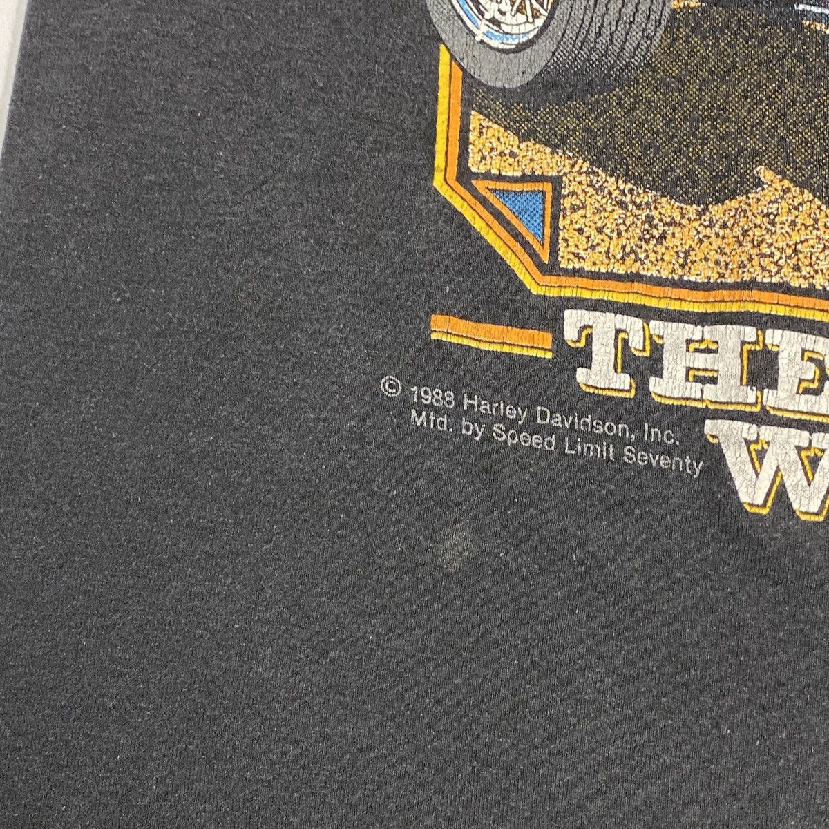 Harley Davidson × Vintage 88’ 3D emblem Harley Davidson Old Harleys & Fine Whiskey Tee Size US M / EU 48-50 / 2 - 3 Thumbnail