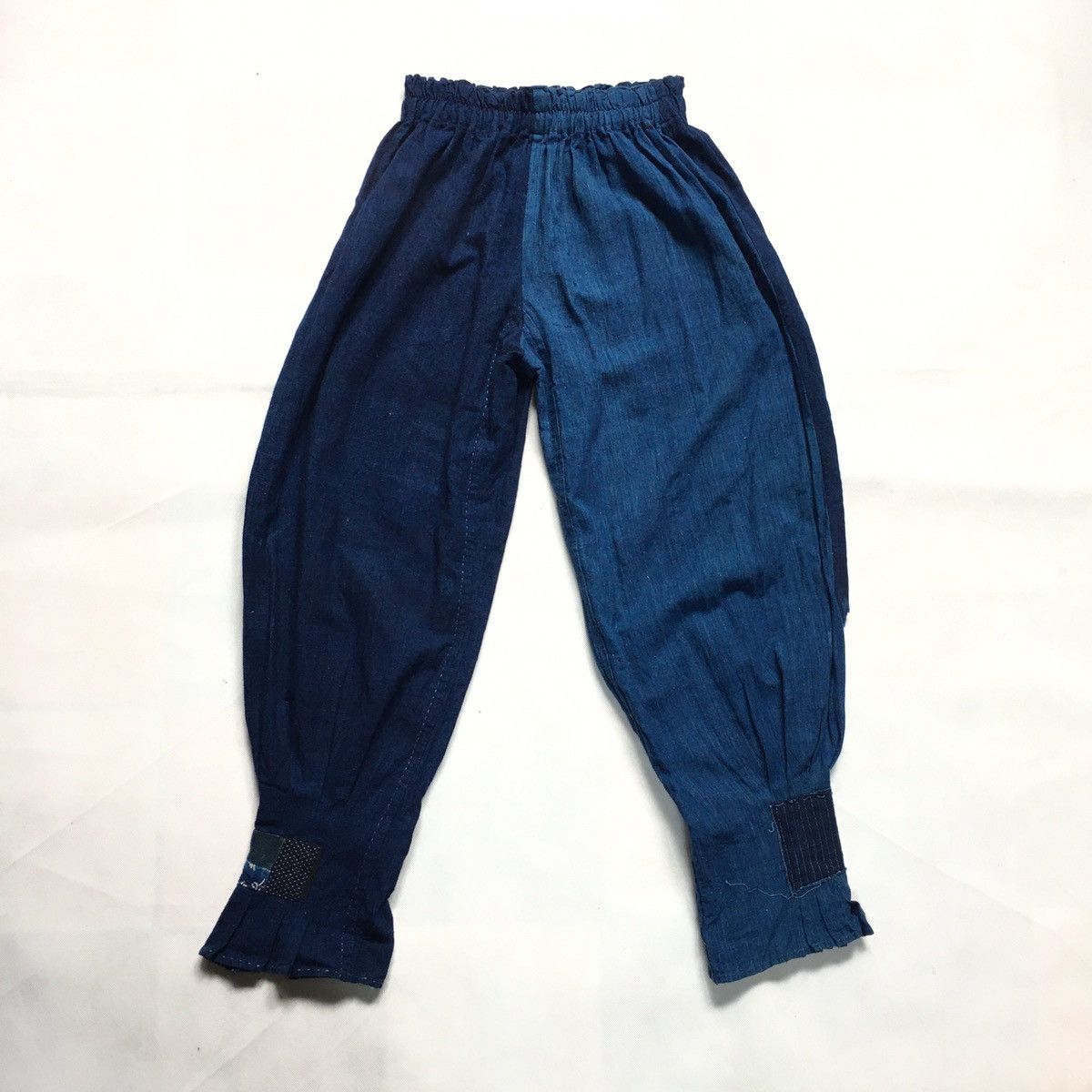 Japanese Brand × Other Japanese Style Boro Balloon Denim Split Patchwork Pant Size US 29 - 2 Thumbnail