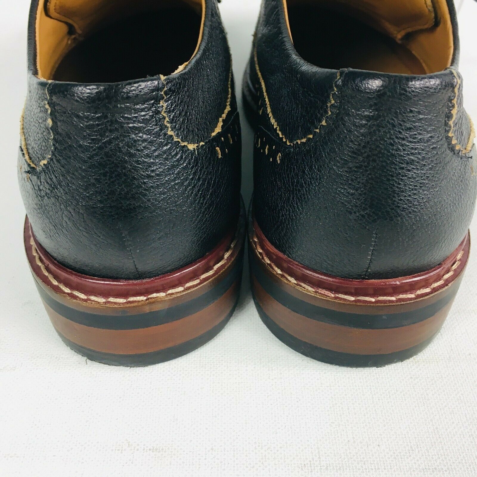 Cole Haan Cole Haan Warren Welt Wingtip Shoe Sz 9.5 Black Leather Grailed