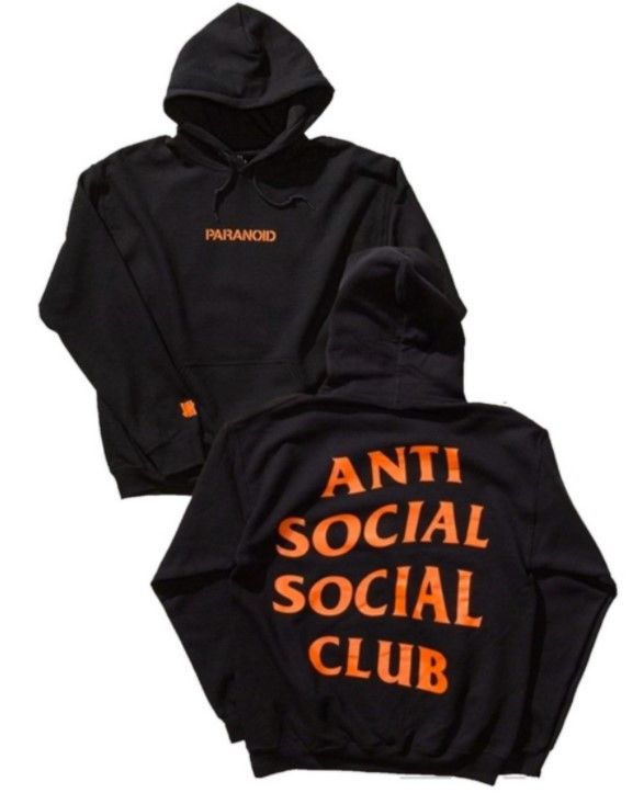 Undefeated anti social store social club hoodie