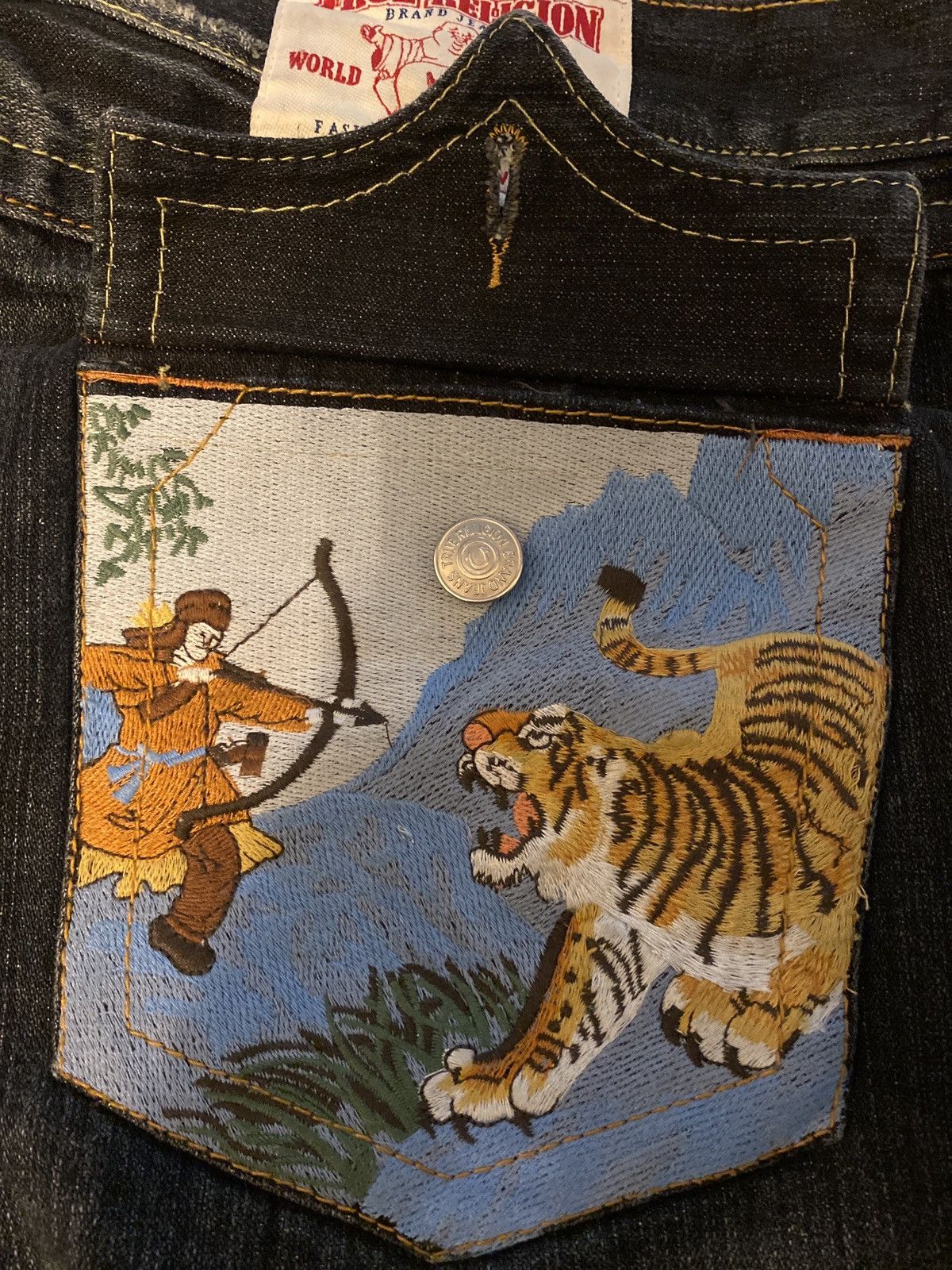 True Religion True Religion World Tour Joey 36 Tiger Rear