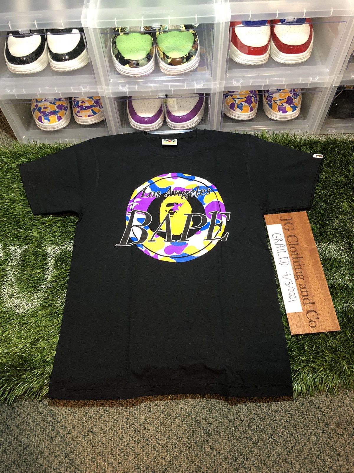 Good Bape LA exclusive 2021 shirt for their 3rd anniversarry store opening