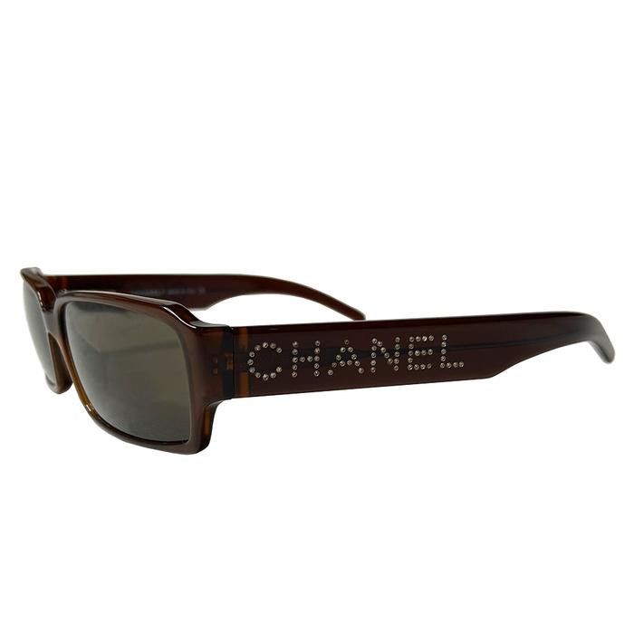Chanel × Karl Lagerfeld CHANEL SWAROVSKI LOGO RECTANGLE  display picture 3