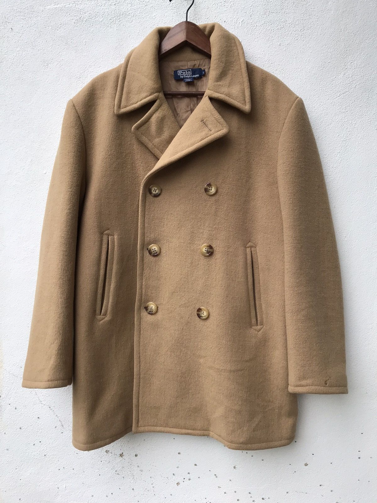 Polo Ralph Lauren Polo Ralph Lauren Wool Pea Coat Size US L / EU 52-54 / 3 - 1 Thumbnail
