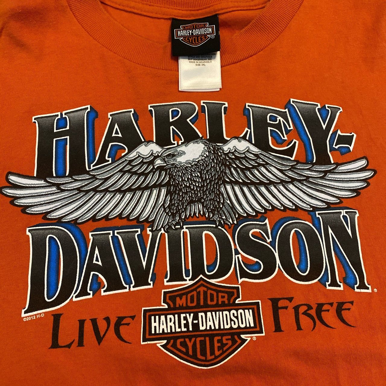 Harley Davidson Vintage Harley Davidson Graphic T Shirt Size US XL / EU 56 / 4 - 2 Thumbnail