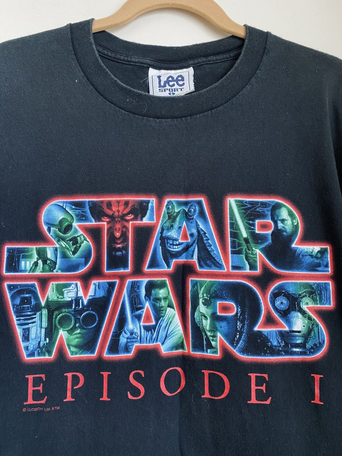 Vintage 90s Star Wars Episode 1 Tee Short Sleeve T Shirts