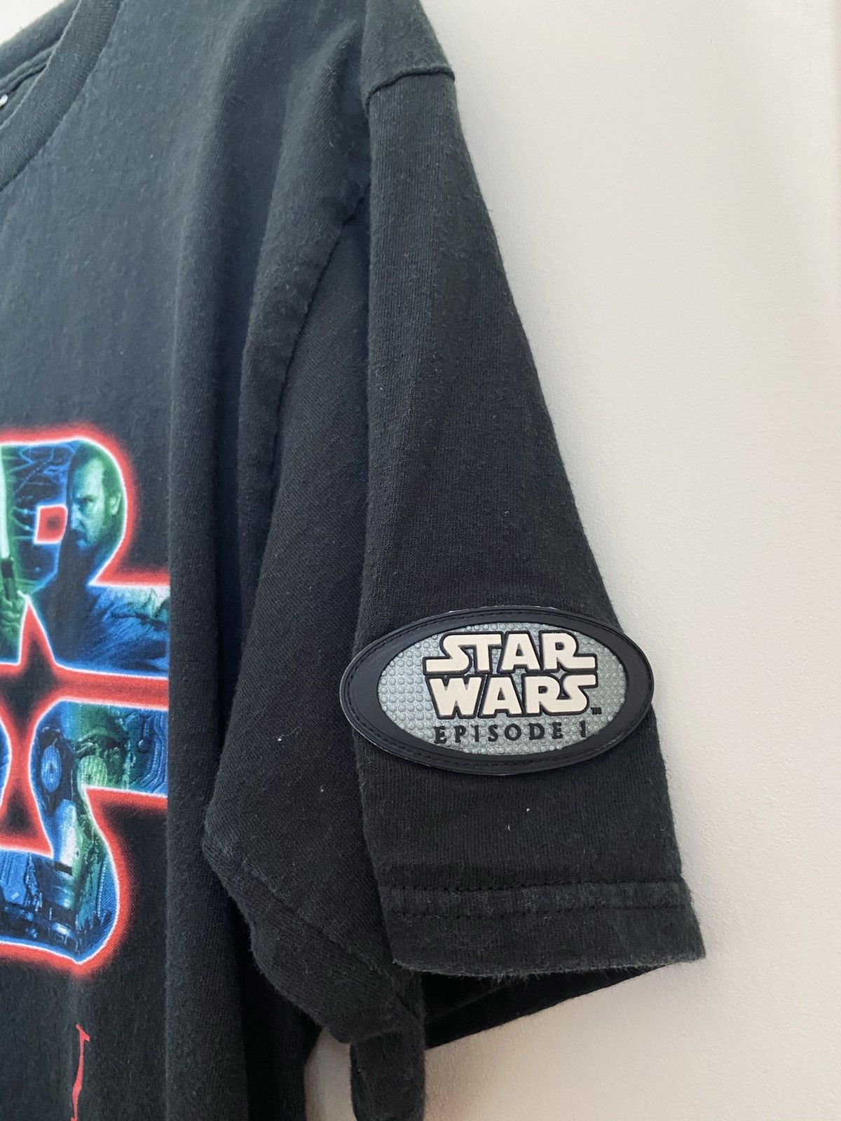 Star Wars × Vintage Vintage 90s Star Wars Episode 1 Tee Size US L / EU 52-54 / 3 - 4 Thumbnail