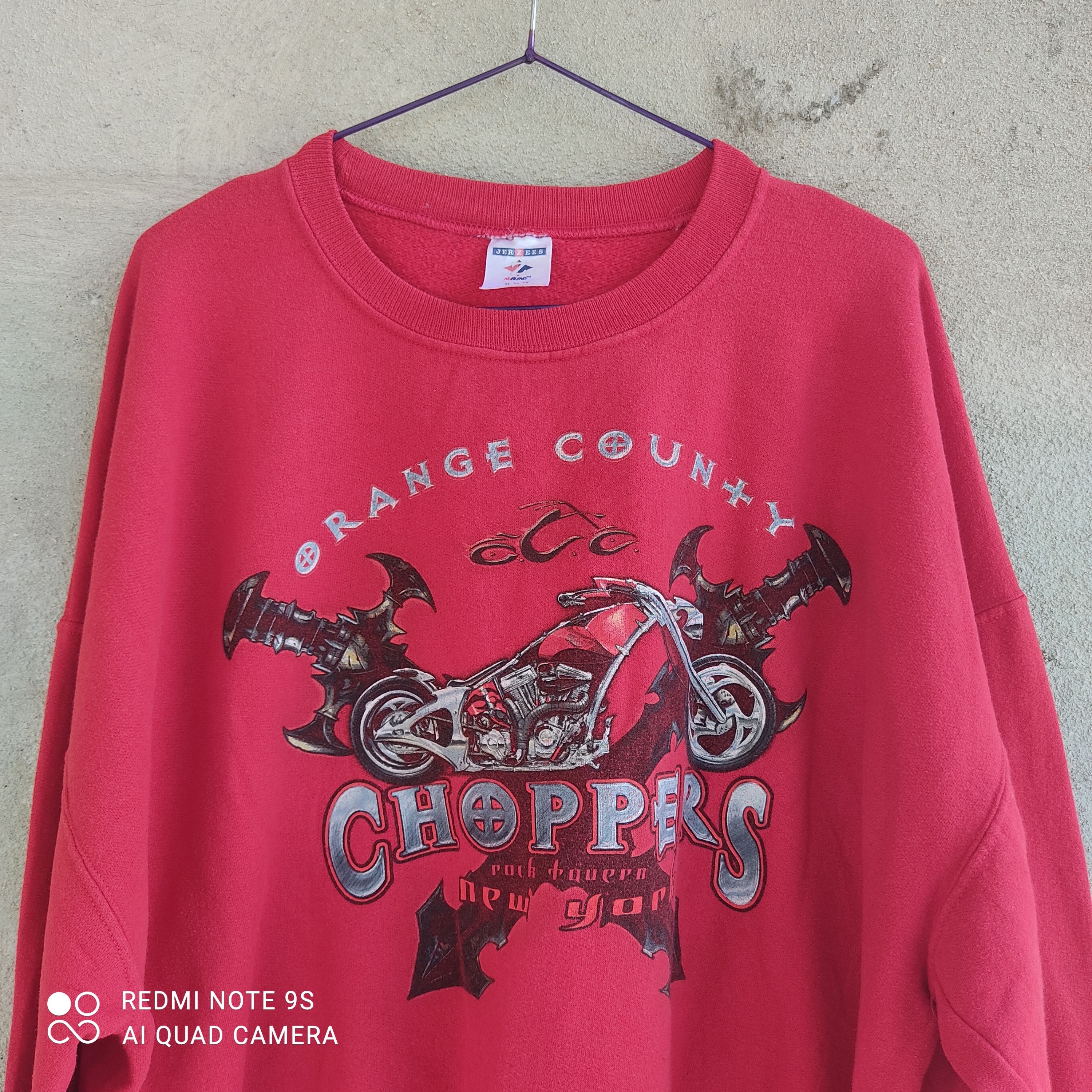 Jerzees Vintage Orange County Choppers Rock Tavern Sweatshirt Size US XL / EU 56 / 4 - 2 Thumbnail