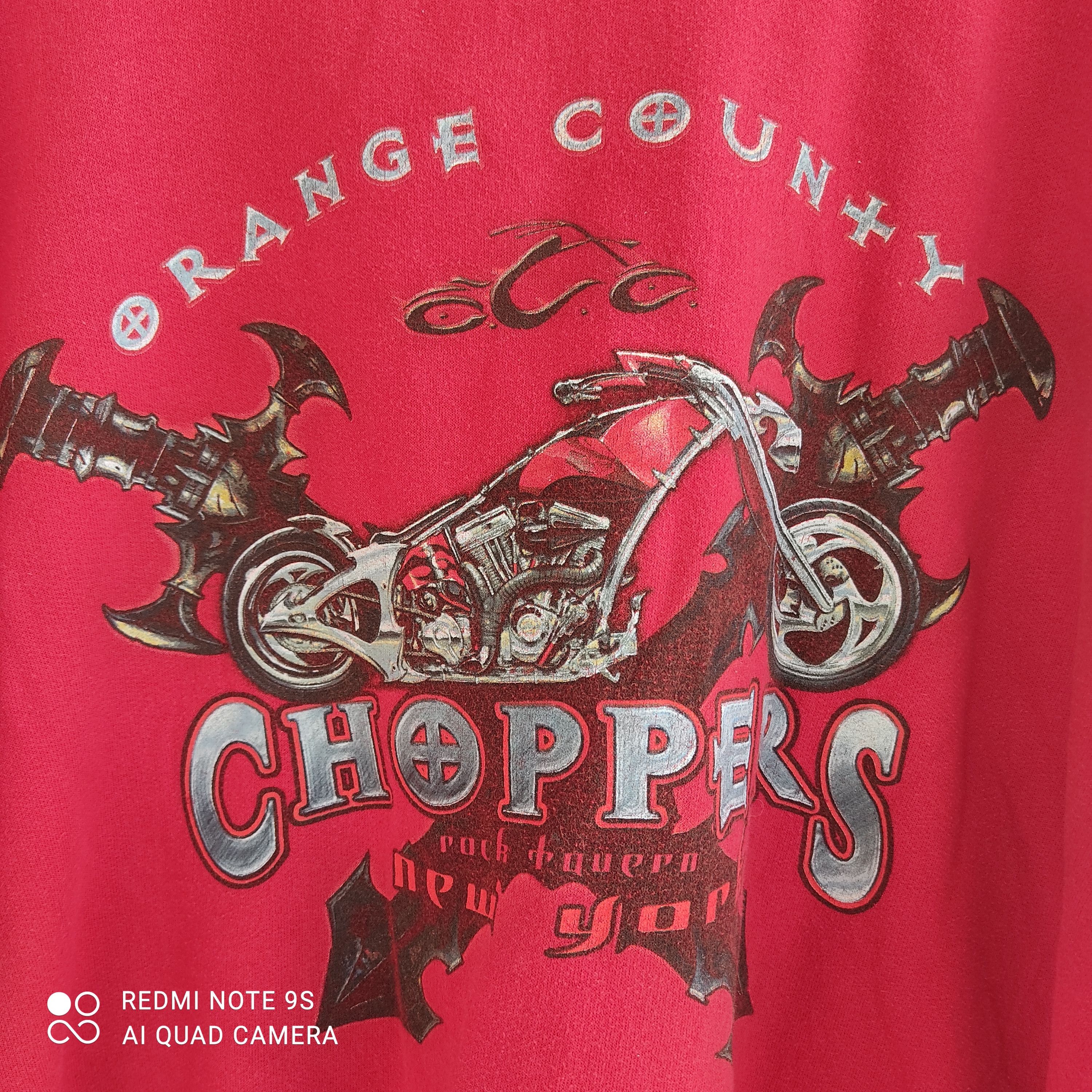 Jerzees Vintage Orange County Choppers Rock Tavern Sweatshirt Size US XL / EU 56 / 4 - 4 Thumbnail