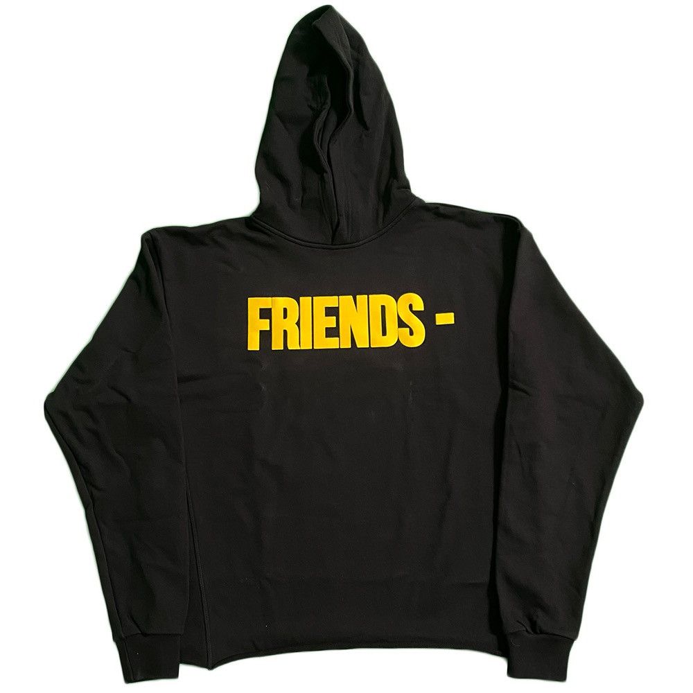 Vlone VLONE Friends Hoodie Black Yellow MEDIUM Grailed