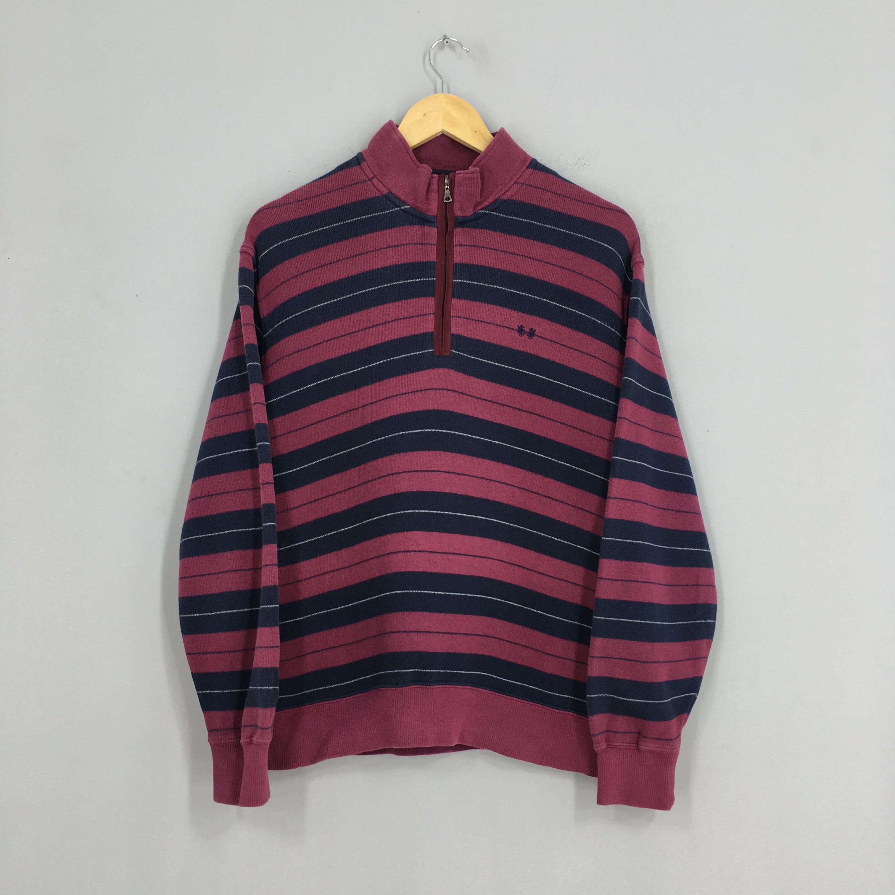 Vintage Vintage Mcgregor Pink Striped Sweater Large | Grailed