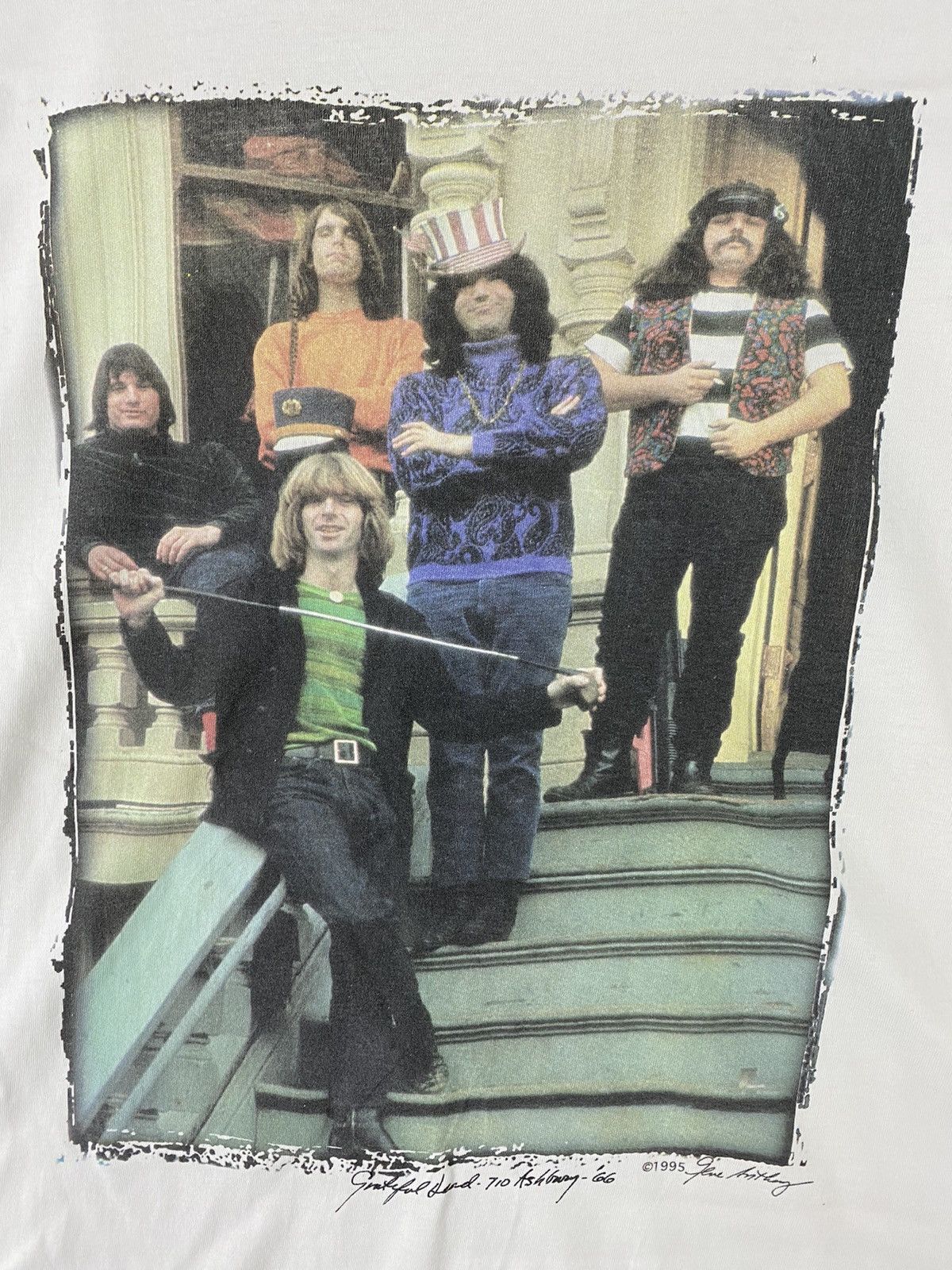 Band Tees vintage 90s GRATEFUL DEAD line up rare design t-shirts Size US XL / EU 56 / 4 - 3 Thumbnail