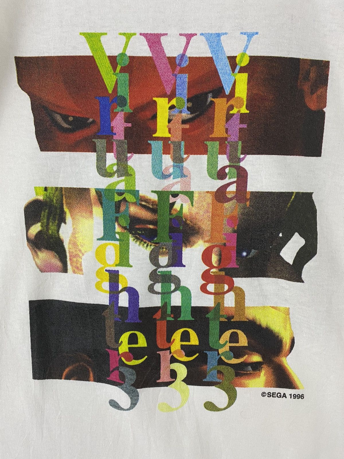 Japanese Brand vintage 1996 VIRTUAL FIGHTER 3 big image rare nice t-shirts Size US L / EU 52-54 / 3 - 4 Thumbnail