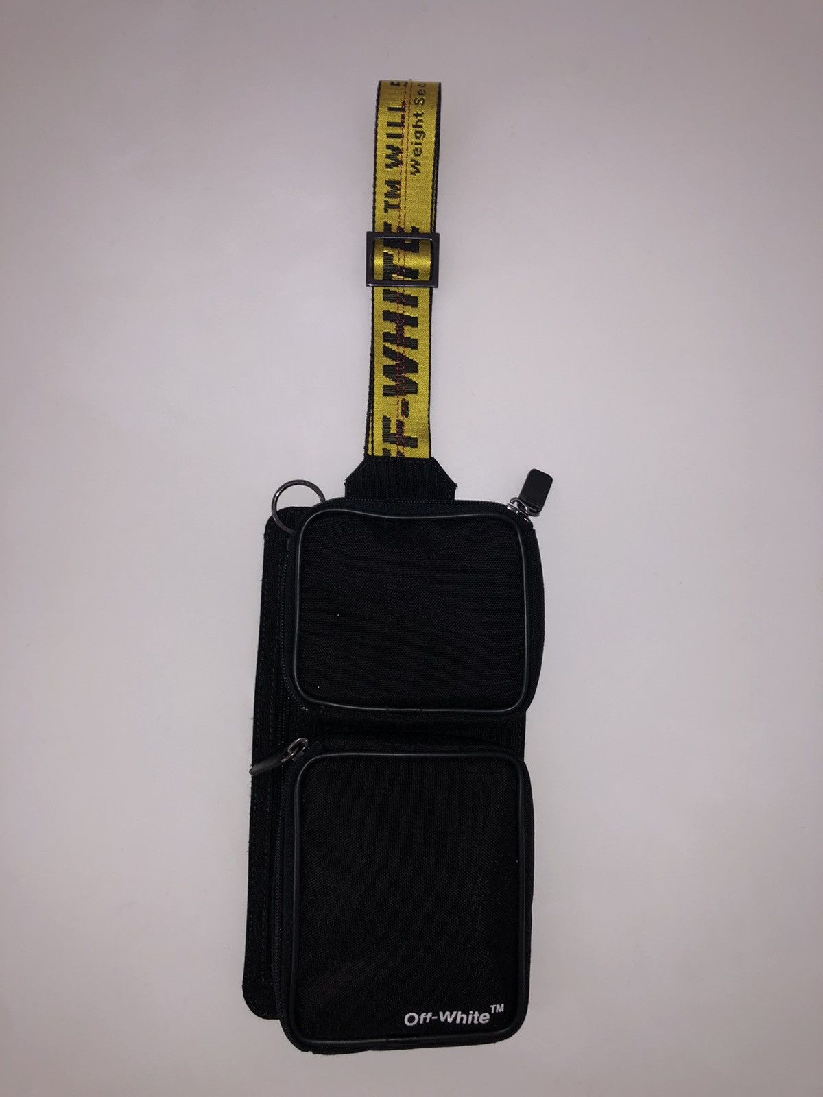 Off-White Black Cordura Belt Strap Bag