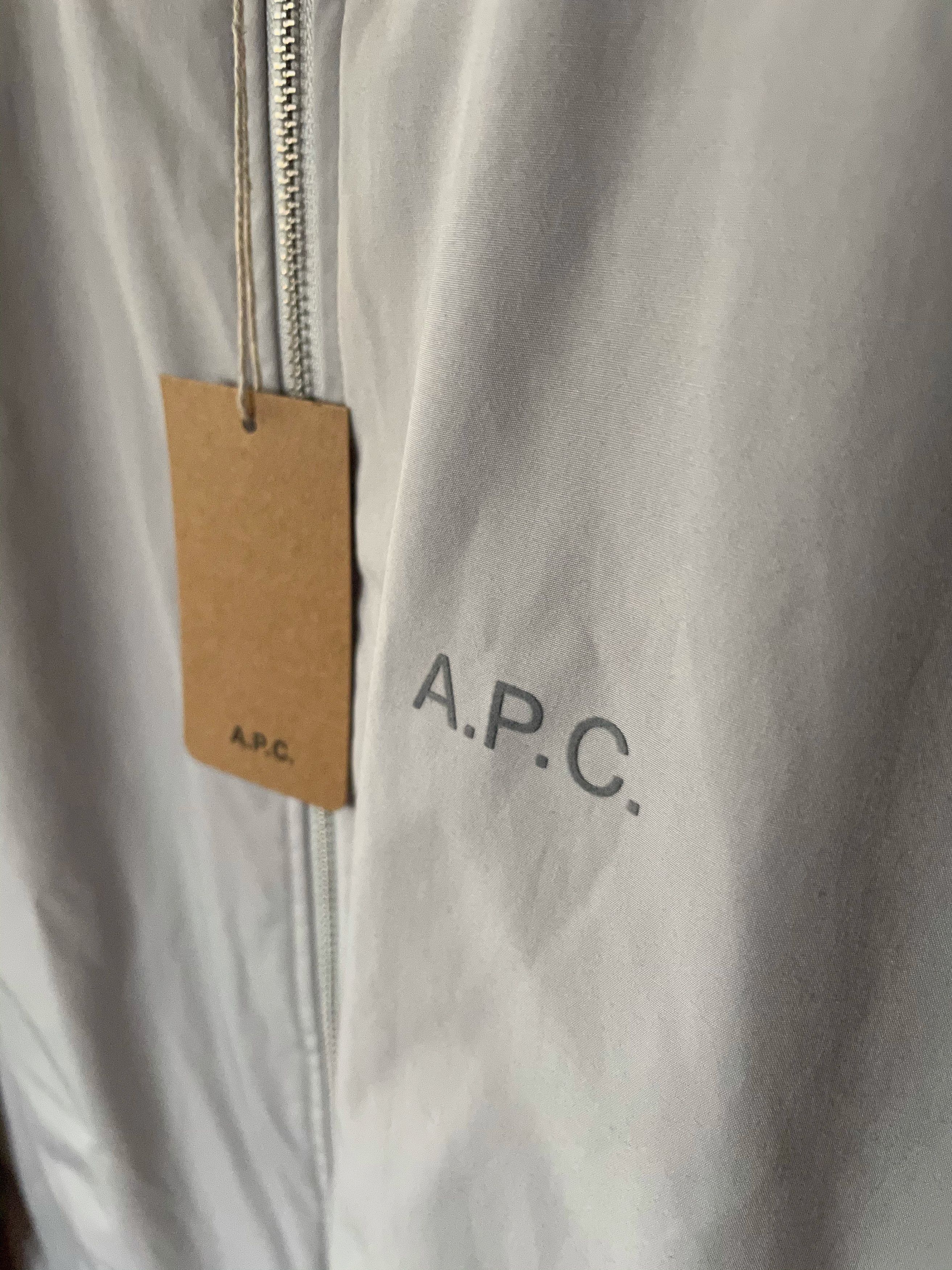 A.P.C. Leon Jacket Pale Grey AW20 Size US XL / EU 56 / 4 - 6 Thumbnail
