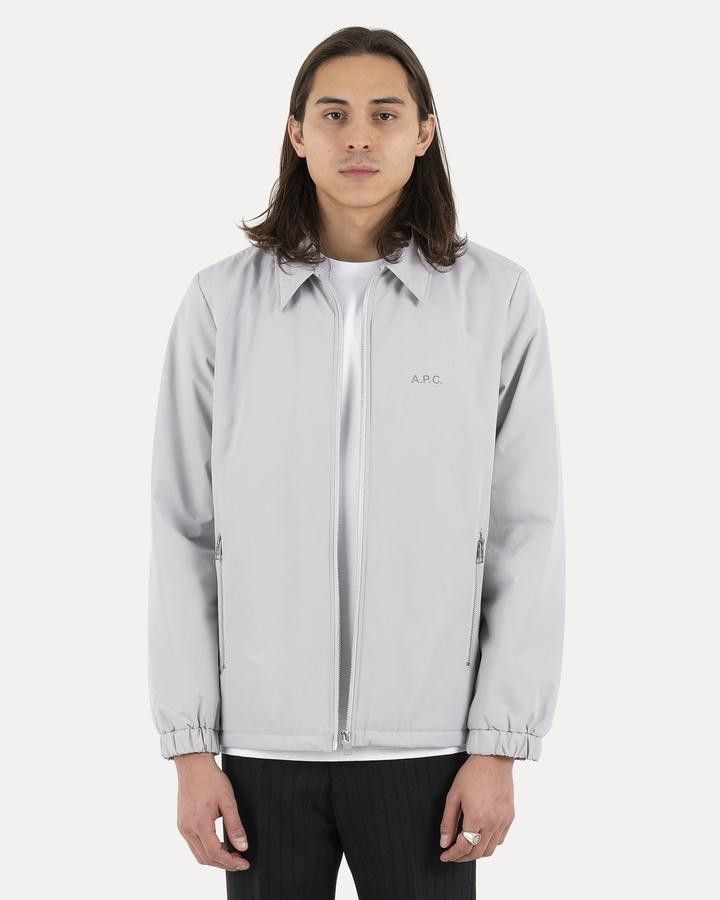 A.P.C. Leon Jacket Pale Grey AW20 Size US XL / EU 56 / 4 - 18 Thumbnail
