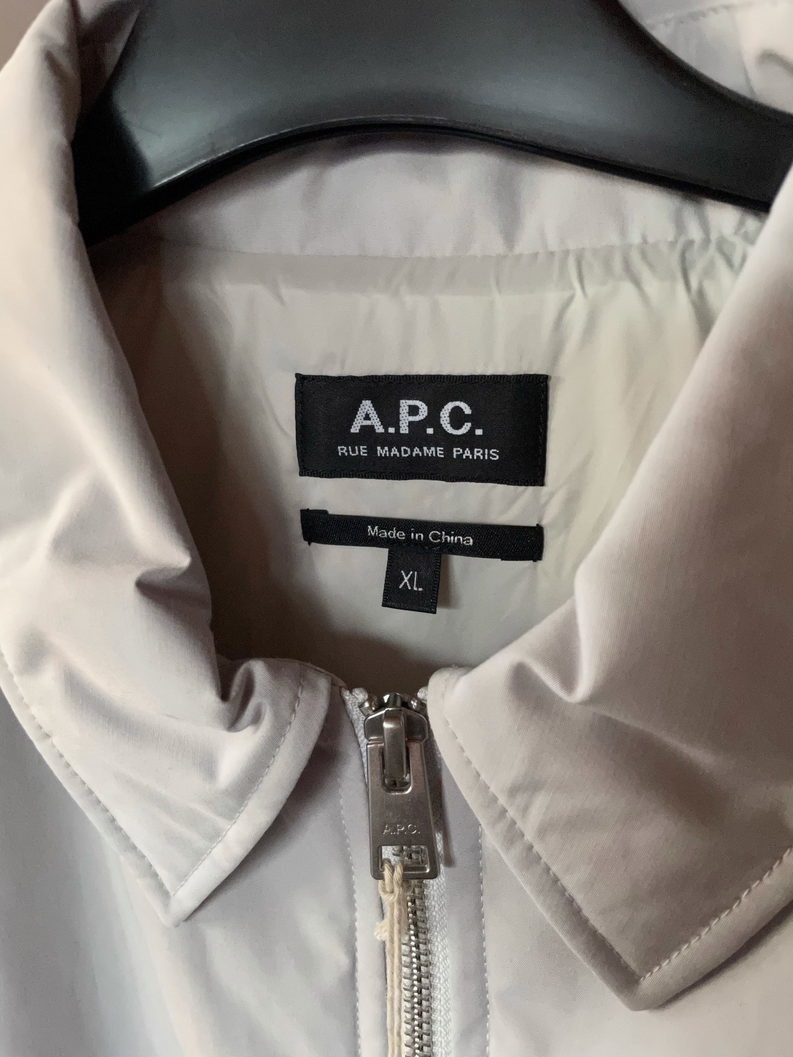 A.P.C. Leon Jacket Pale Grey AW20 Size US XL / EU 56 / 4 - 4 Thumbnail