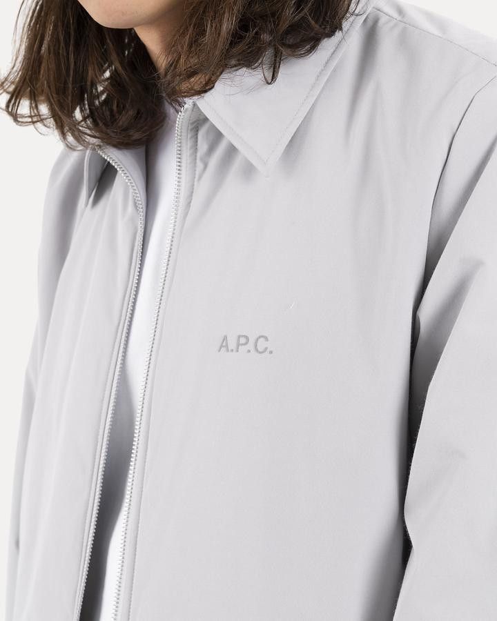A.P.C. Leon Jacket Pale Grey AW20 Size US XL / EU 56 / 4 - 19 Thumbnail