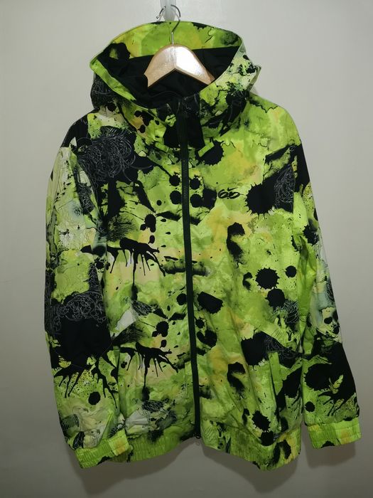 Lime green hot sale snowboard jacket