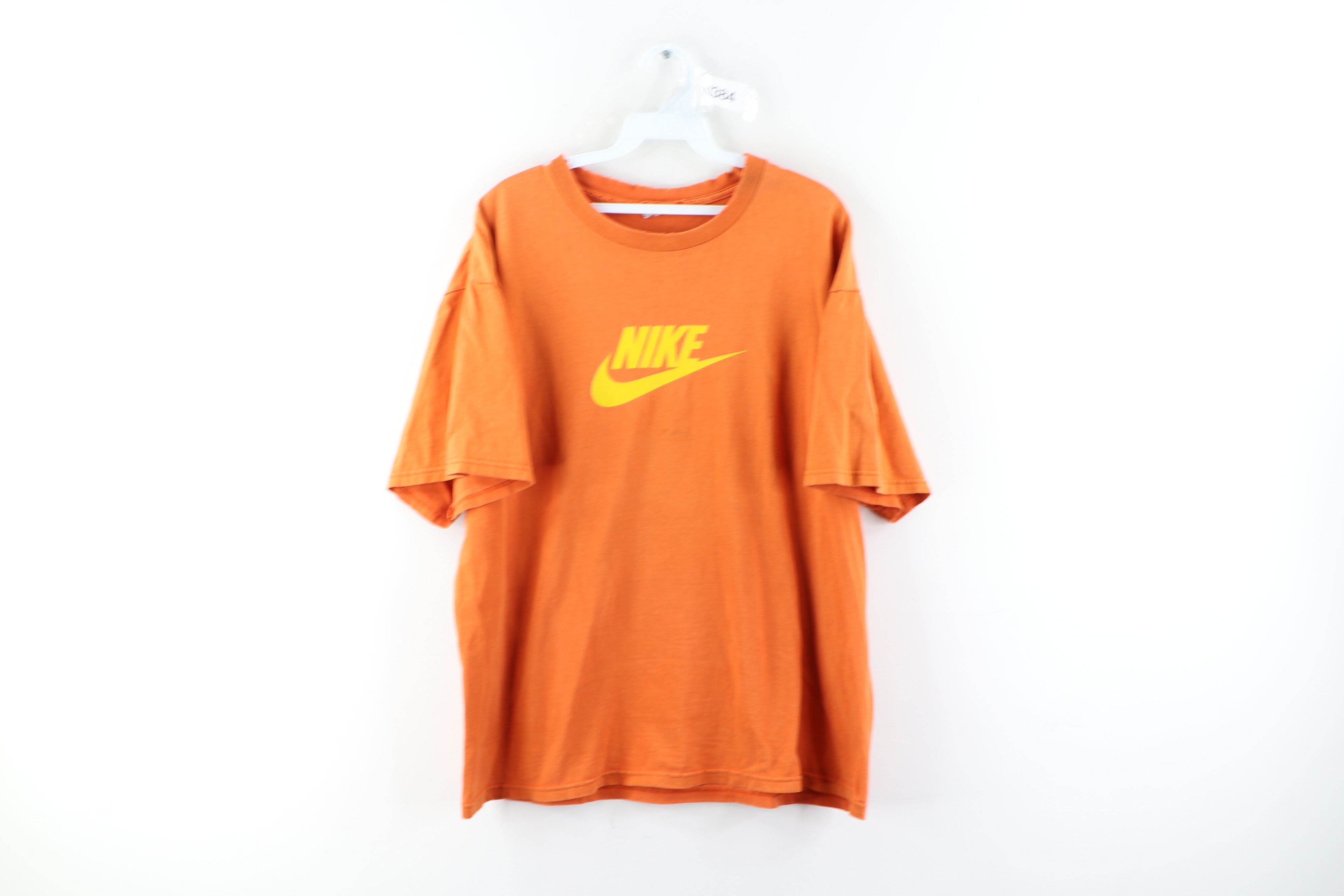 Nike Vintage Nike Travis Scott Spell Out Swoosh Thrashed T-Shirt Size US XL / EU 56 / 4 - 1 Preview