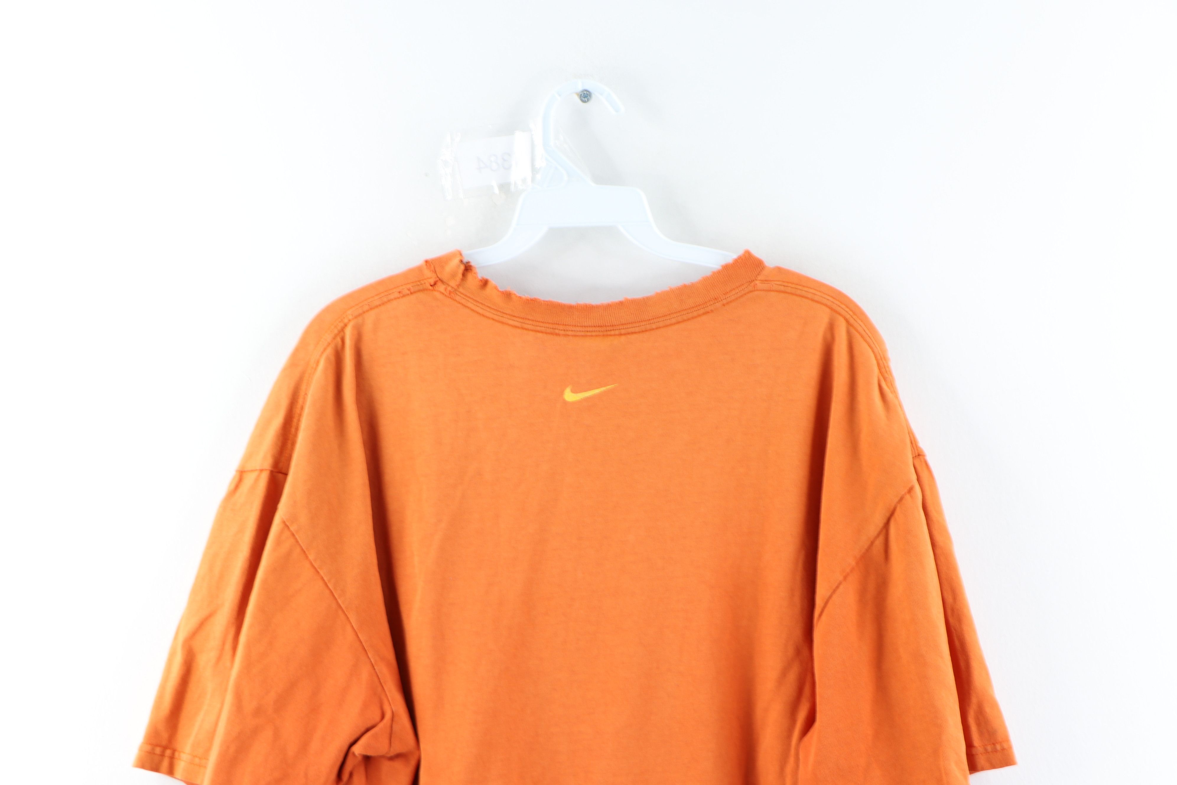 Nike Vintage Nike Travis Scott Spell Out Swoosh Thrashed T-Shirt Size US XL / EU 56 / 4 - 10 Thumbnail