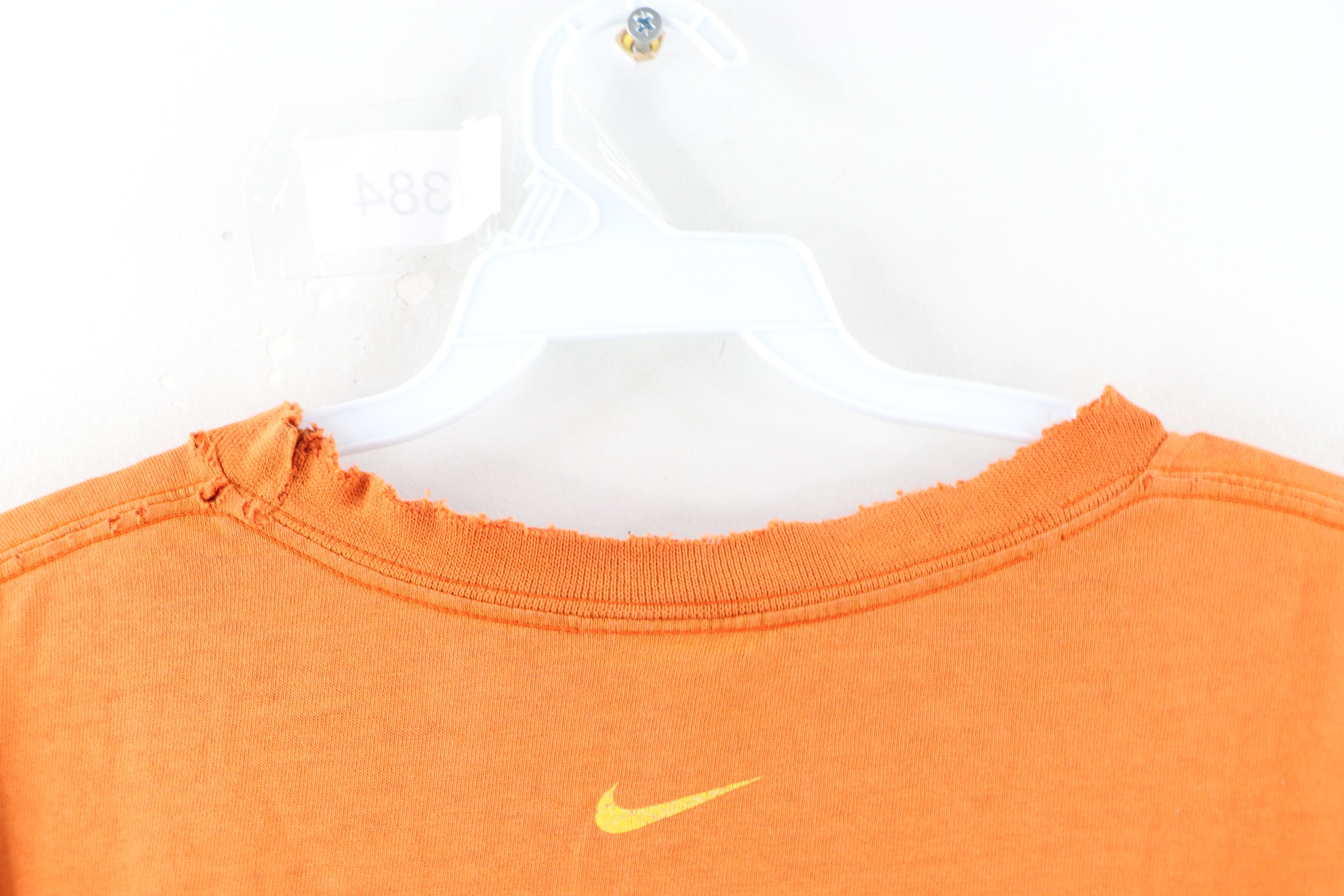 Nike Vintage Nike Travis Scott Spell Out Swoosh Thrashed T-Shirt Size US XL / EU 56 / 4 - 8 Thumbnail