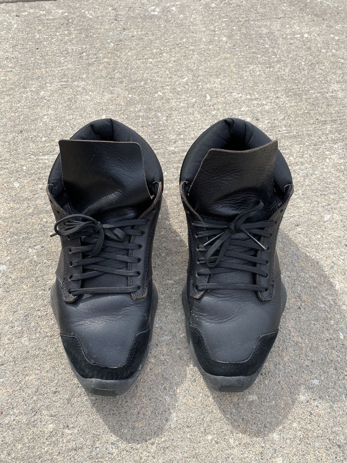 Adidas × Rick Owens Rick Owens Adidas Tech Runner Black Size US 8 / EU 41 - 2 Thumbnail