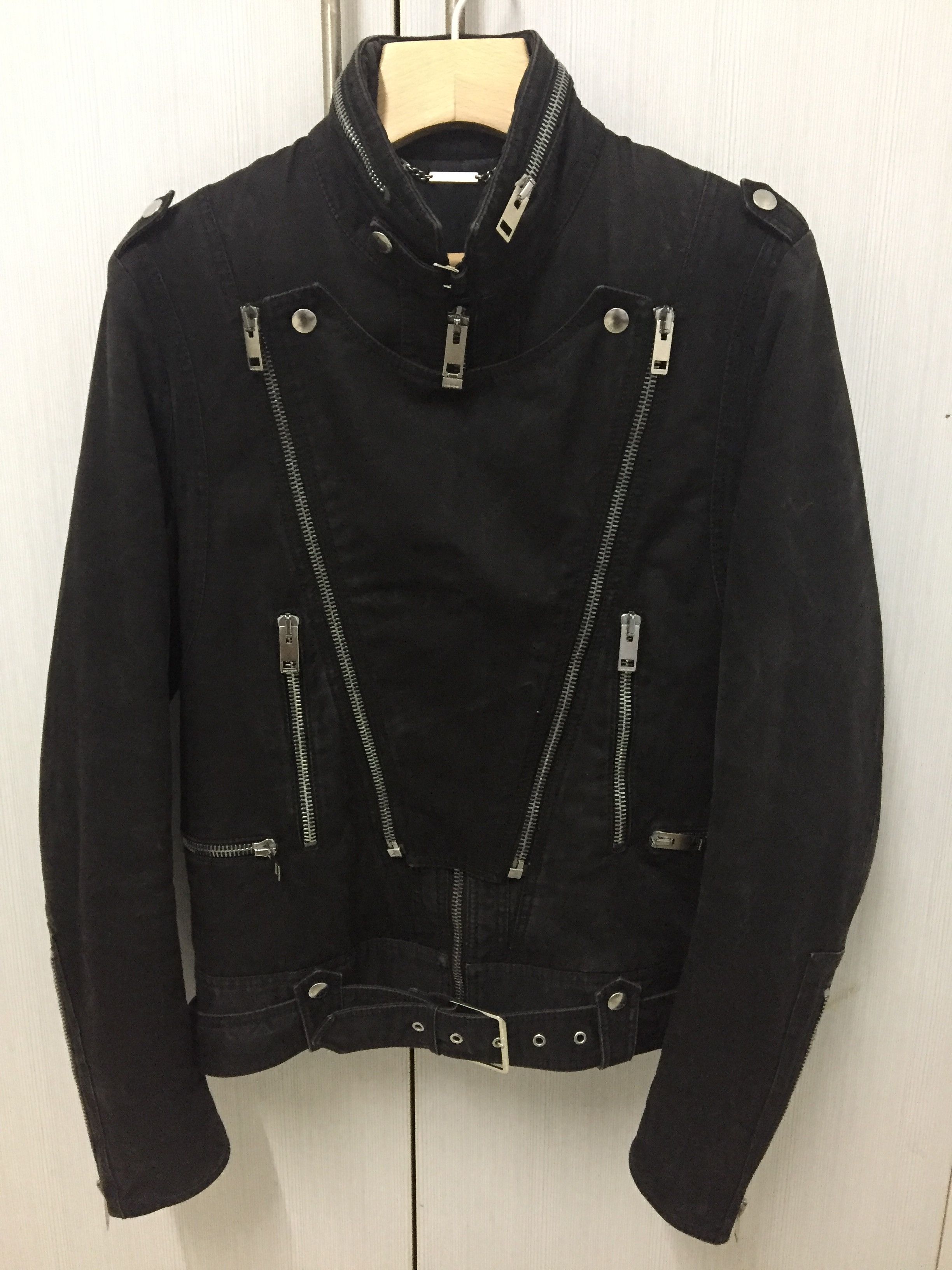 Dior Dior Homme AW04 Victim of The Crime VOTC Biker Jacket | Grailed