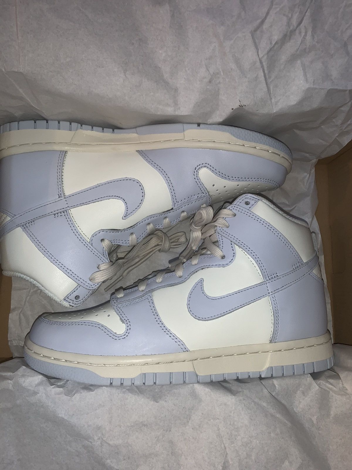 Nike Dunk High Sail Football Grey(W)