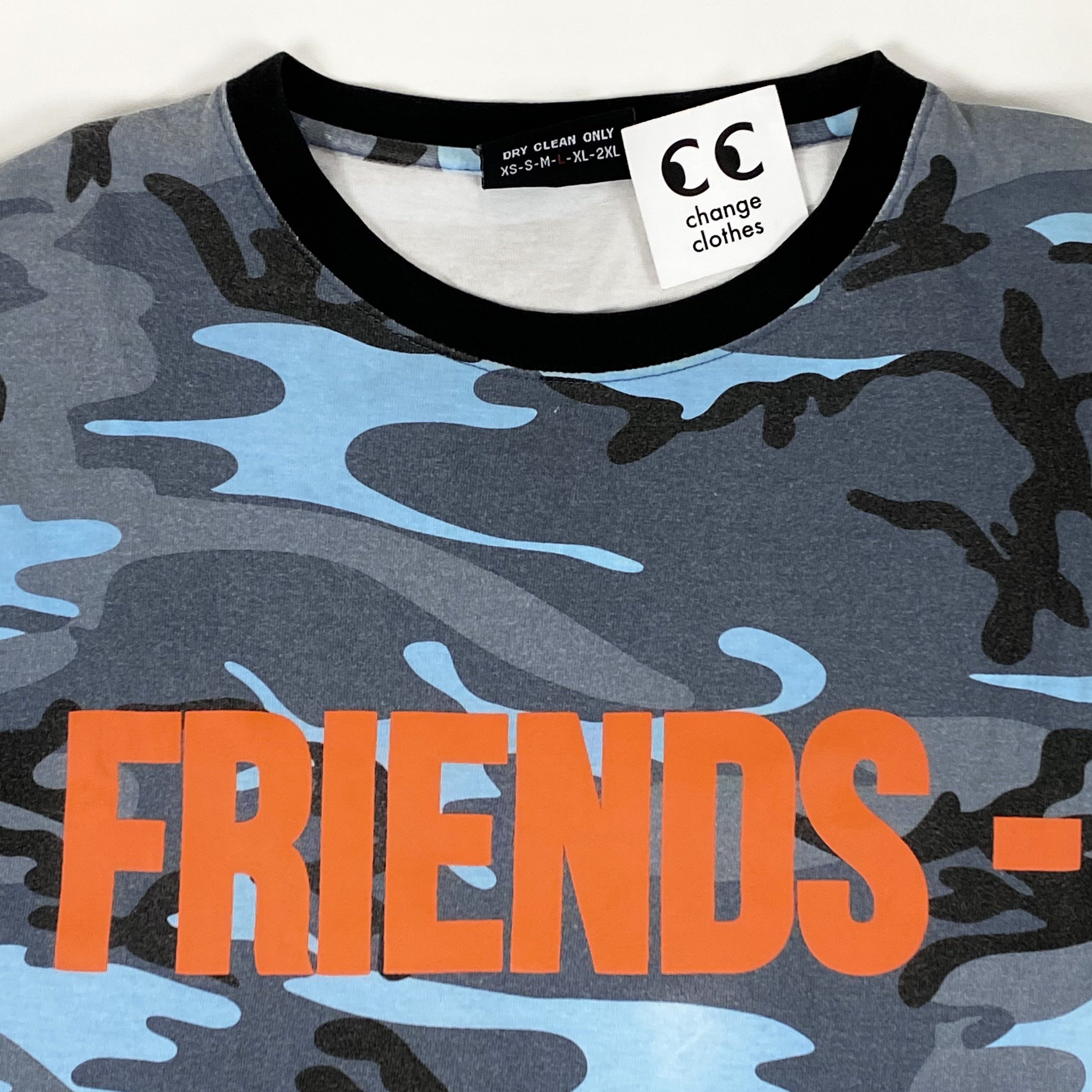 Vlone blue camo outlet long sleeve