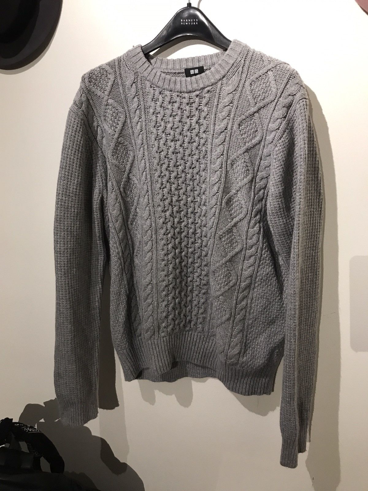 Uniqlo Cable Knit Sweater Grailed