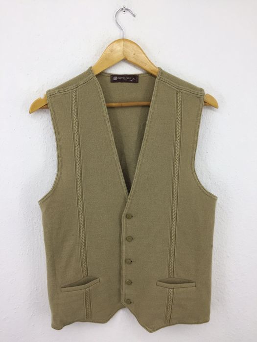 Vintage Mario Georgi Japan Wool Knit Vest | Grailed