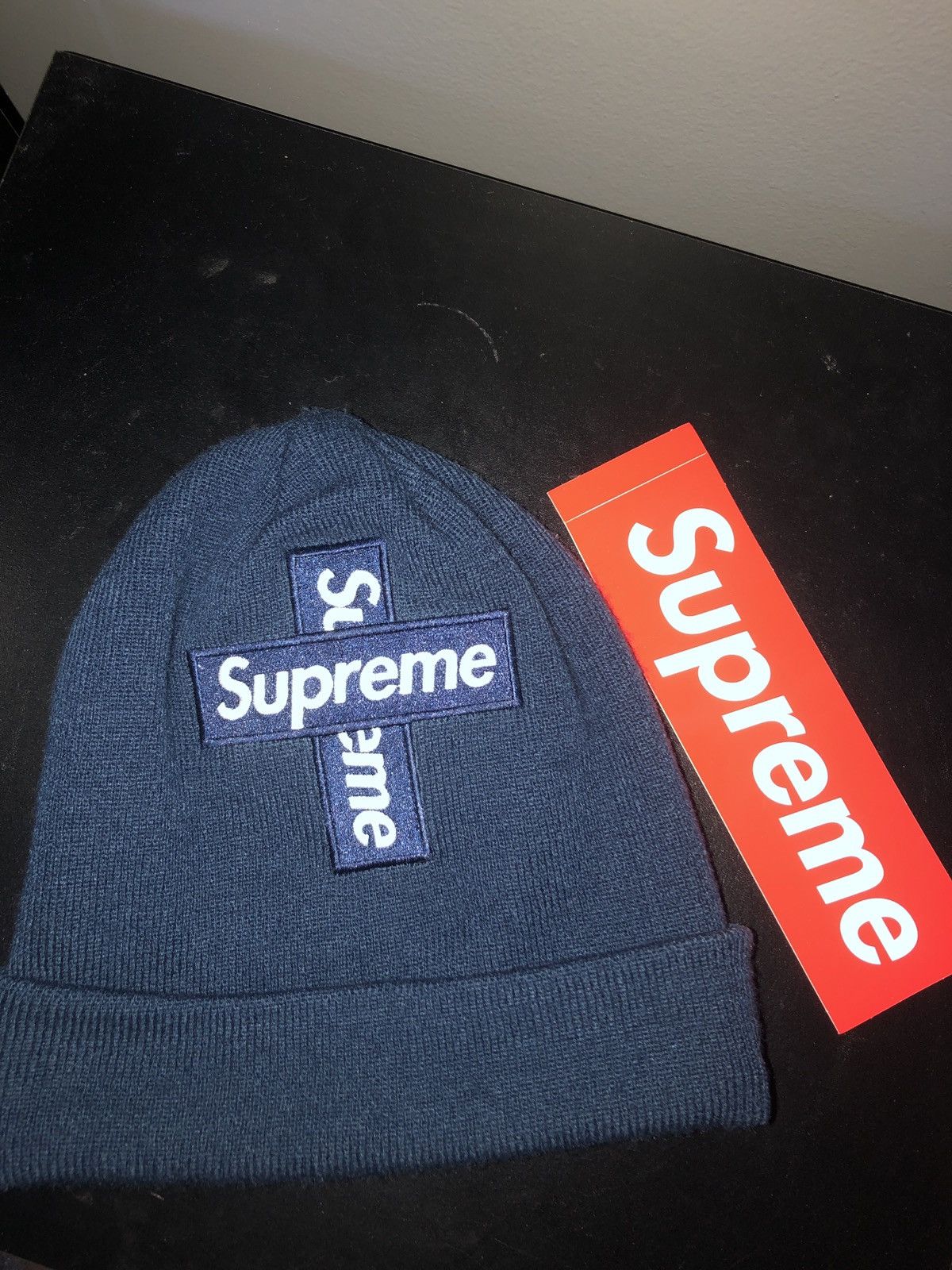 Supreme Supreme New Era Cross Box Logo Beanie | Grailed